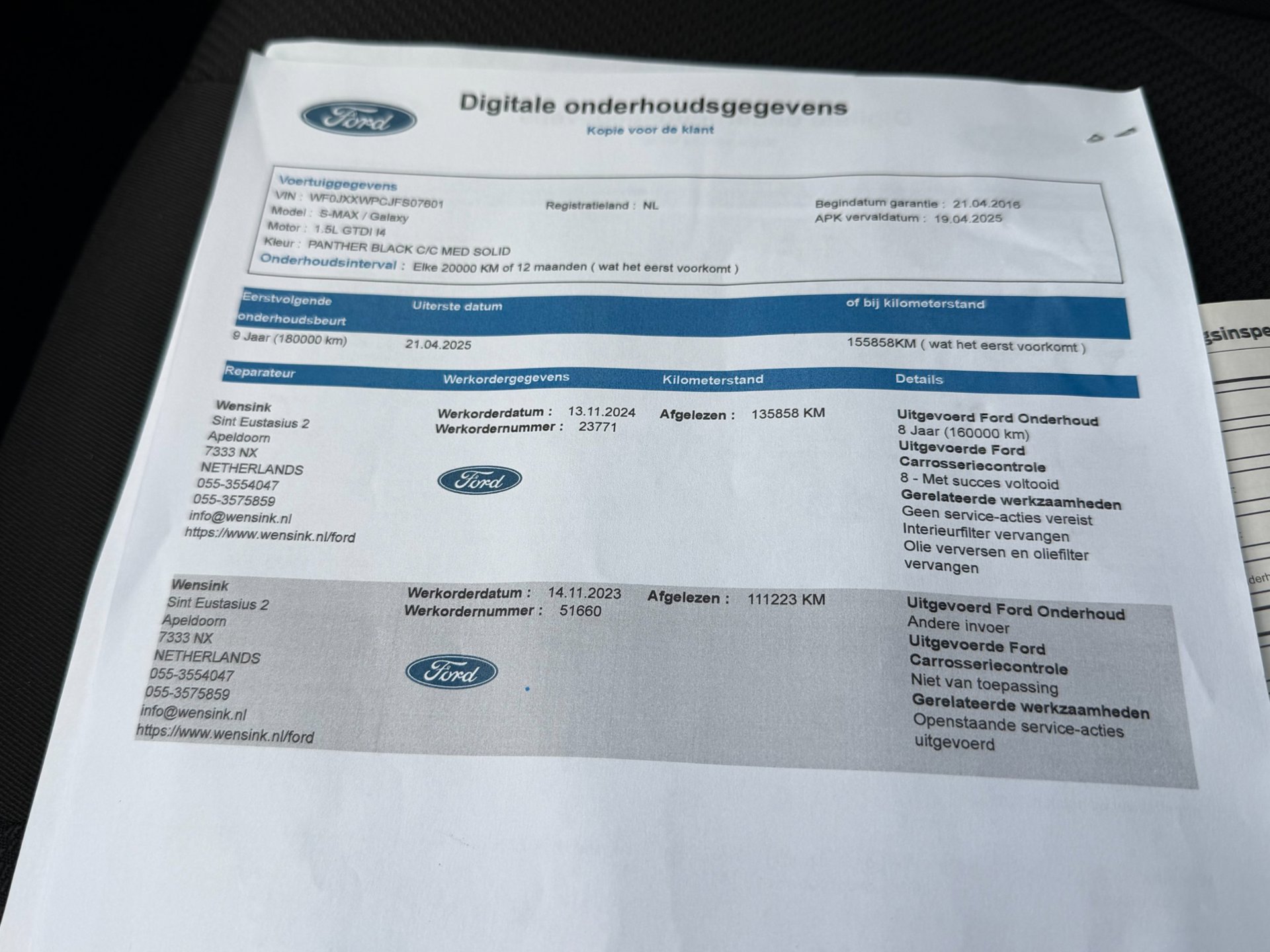 Foto van Ford S-max