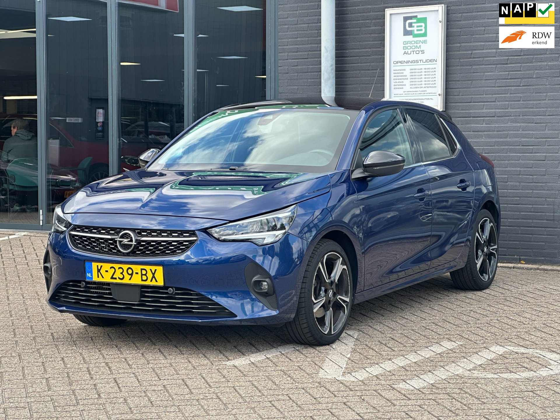 Opel Corsa 1.2 Elegance/CAMERA/CARPLAY/STOELVERWARMING/NL-AUTO NAP!! 2020 - voorkant