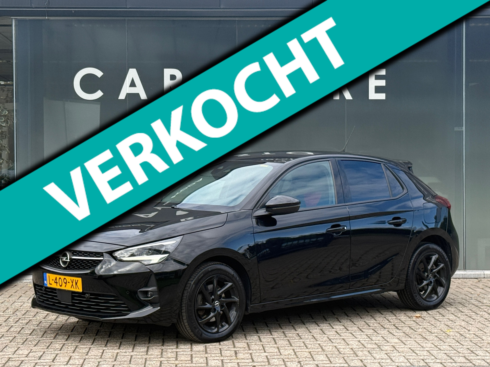 Opel Corsa 1.2 GS Line Automaat Black Edit Navi|Camera|Carplay 2021 - voorkant