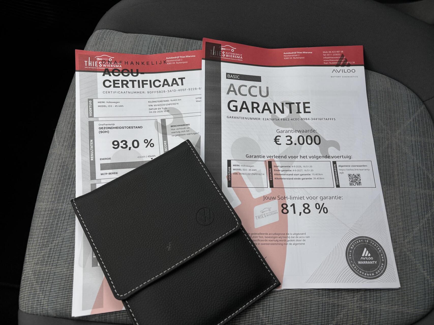 Foto van Volkswagen Id.3 Pure 110 KW