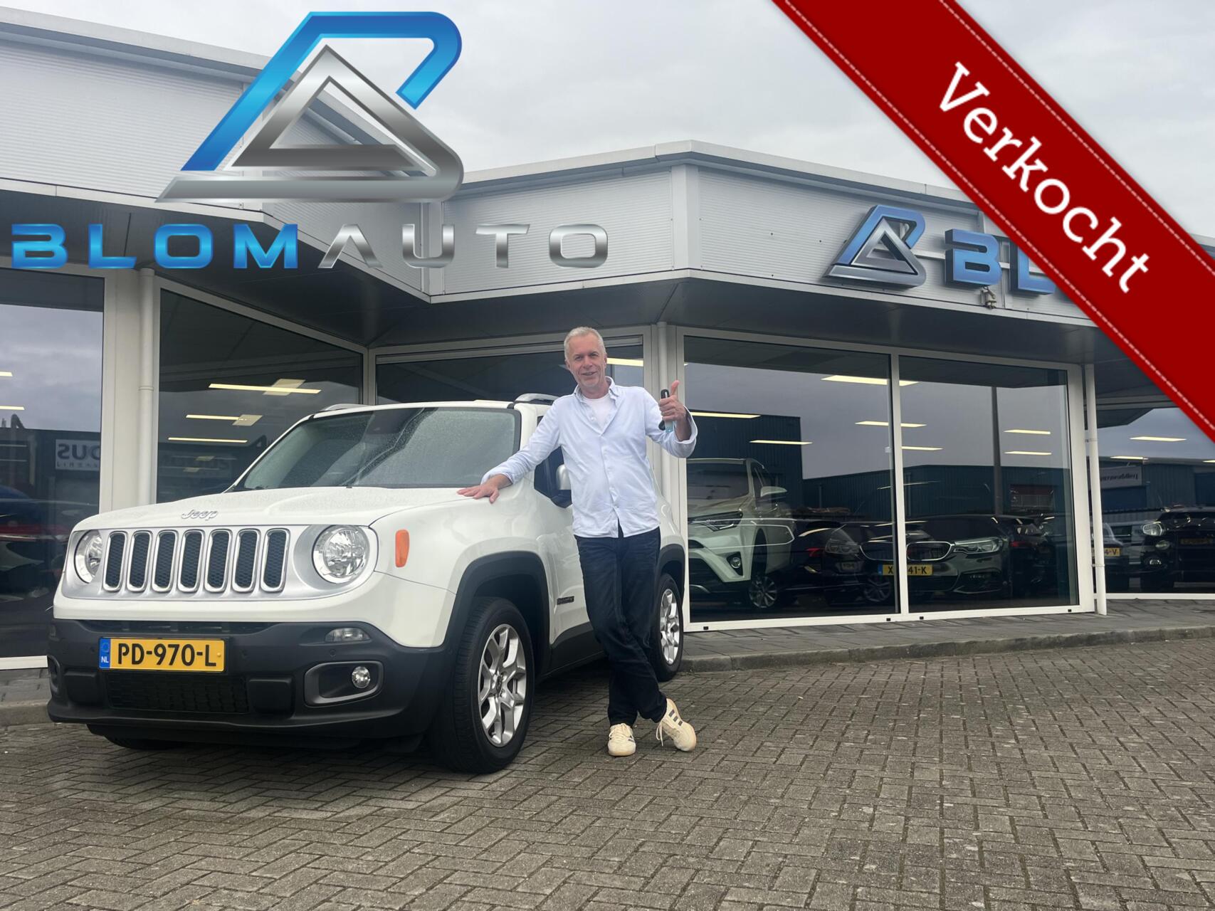 Jeep Renegade 1.4 MultiAir Limited LEDER+STOEL/STUURVERW. 2017 - voorkant