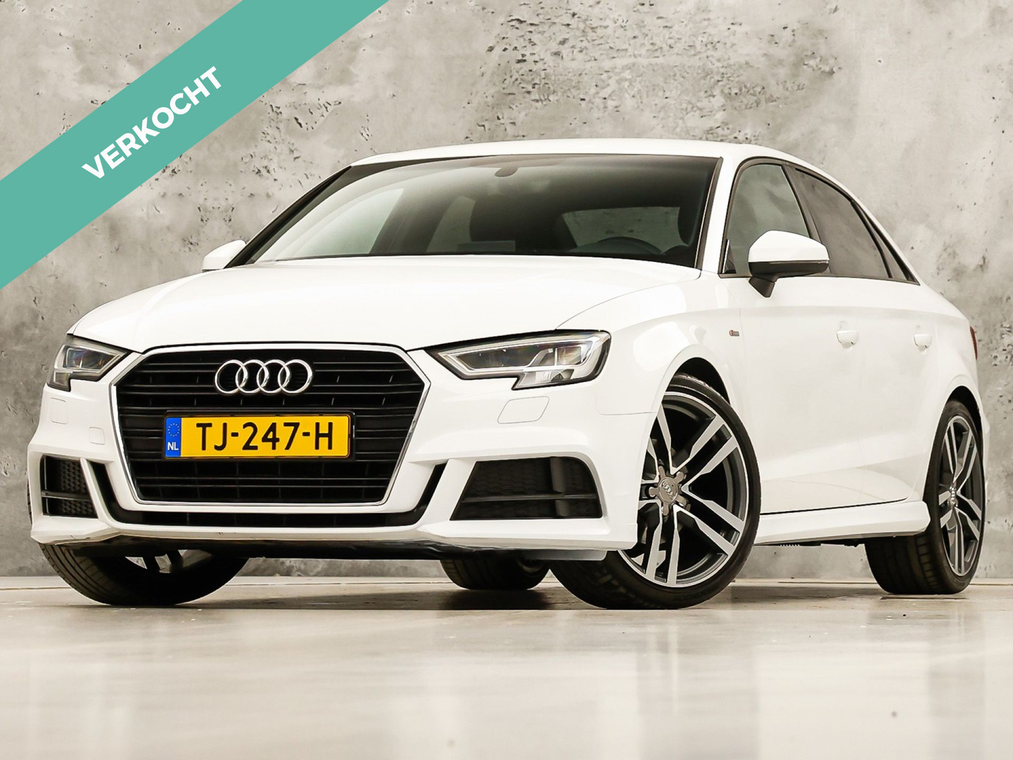 Audi A3 Limousine 1.0 TFSI S-LINE|NAV|LED|LEDER|18'|PDC 2018 - voorkant