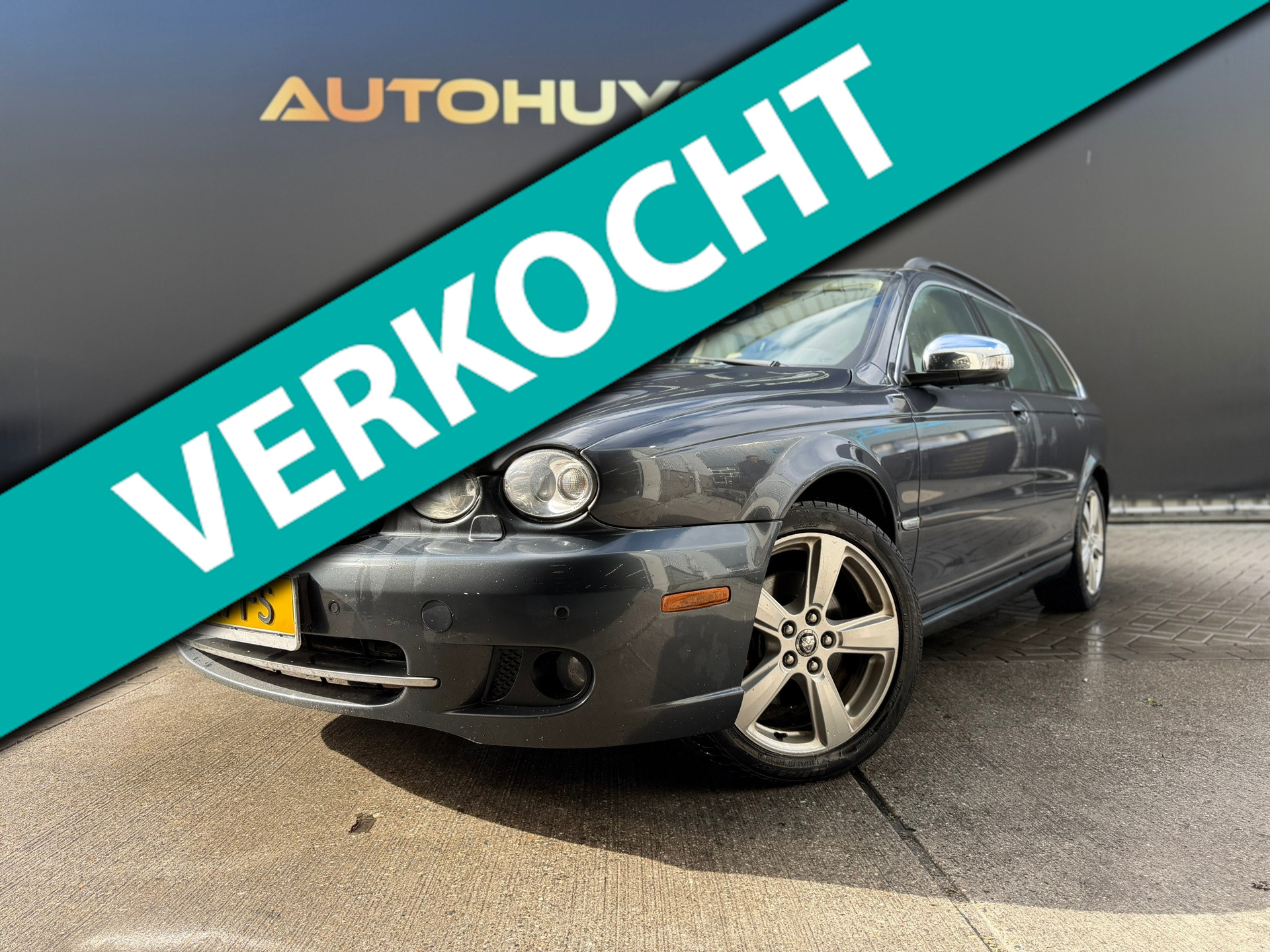 Jaguar X-type 2.5 V6 Executive 2.5 V6 Executive APK 26-1-27 LEDER NAVI 2008 - voorkant