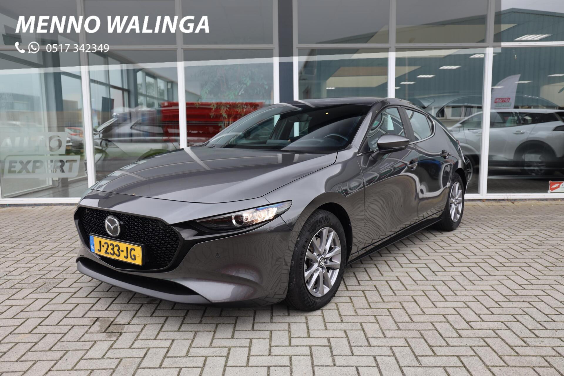 Mazda Mazda3 2.0 e-SkyActiv-X M Hybrid 180 Comfort|Leer|Stoel+Stuurverwarming|HUD|Camera|ACC 2020 - voorkant