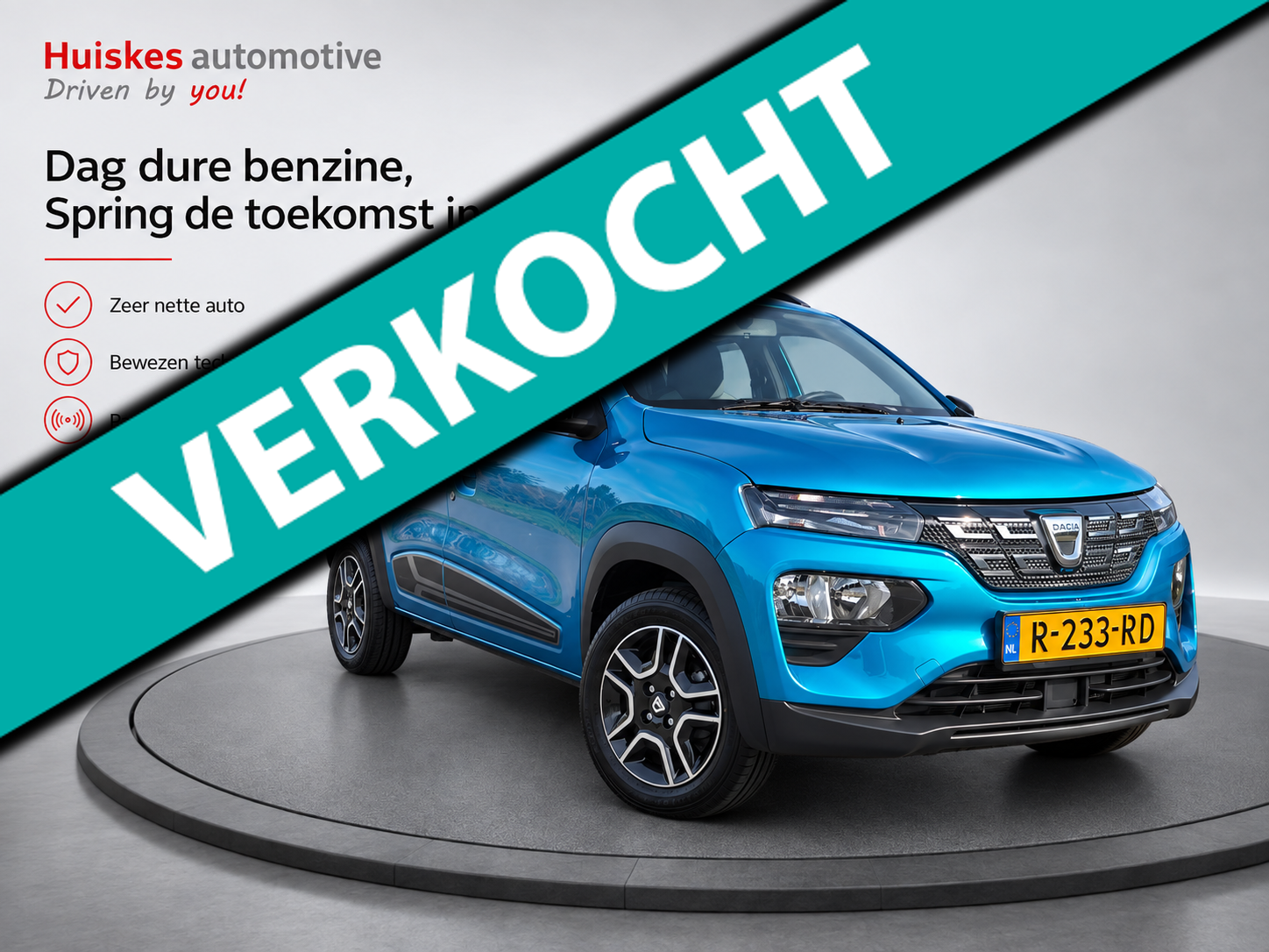 Dacia Spring Comfort 2022 - voorkant