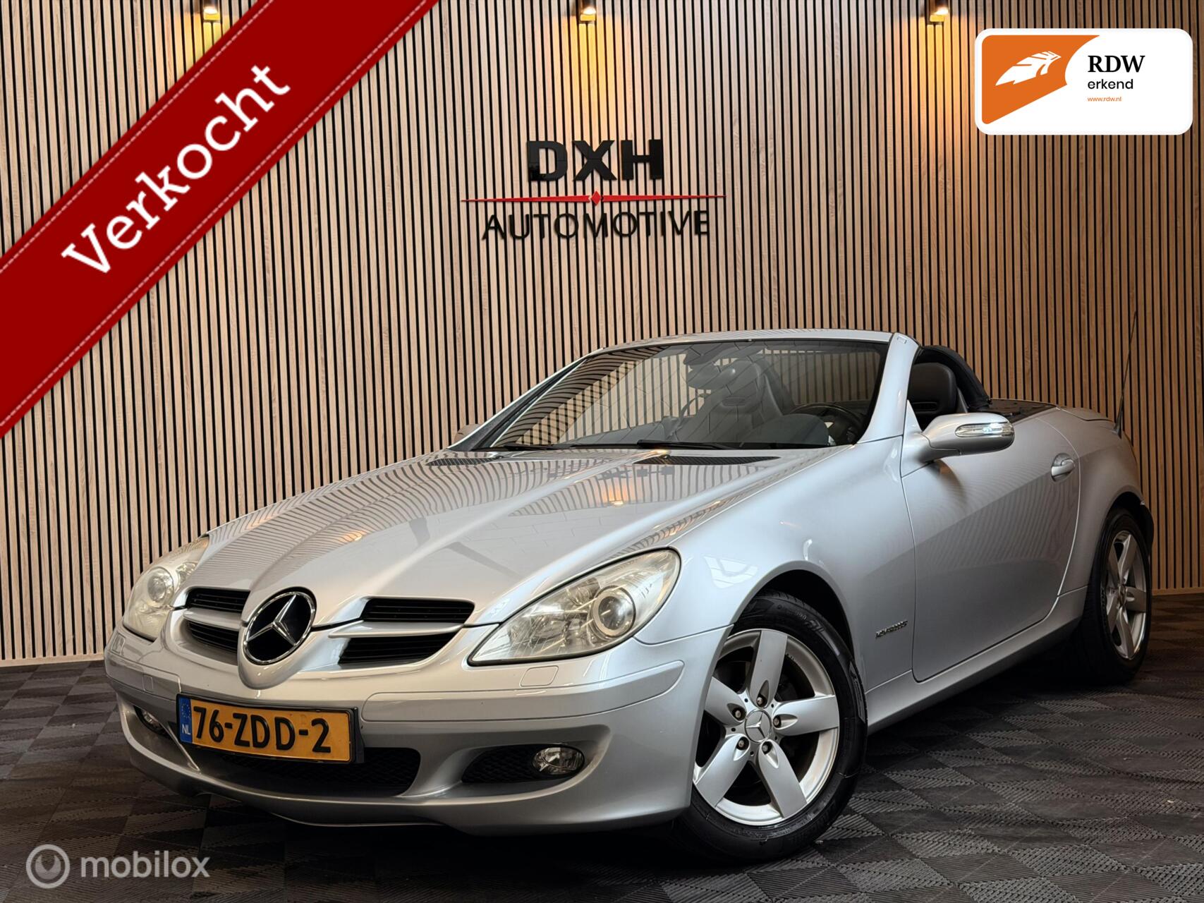 Mercedes-Benz SLK 200 Kompressor 200 K. AUT APK-8/2027 HALS/STOELVRW NAVI 2004 - voorkant