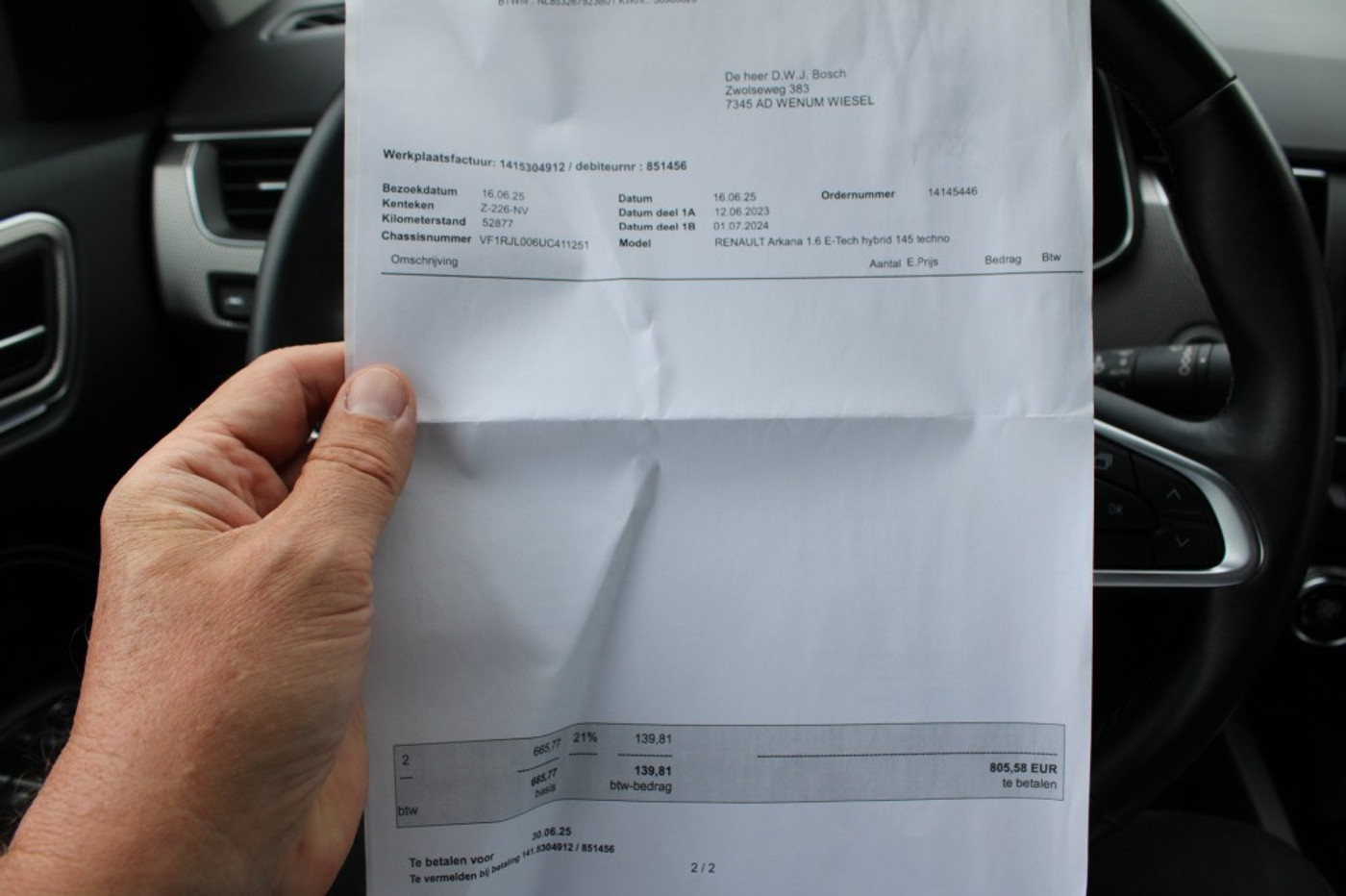 Foto van Renault Arkana E-tech