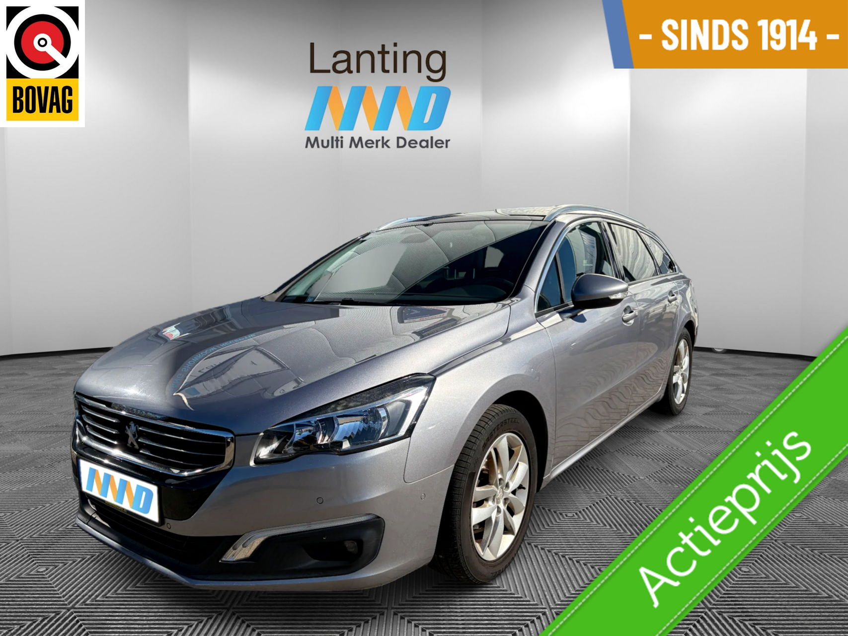 Peugeot 508 1.6 e-HDi Blue Lease Exec. Autm. vaste prijs 2015 - voorkant