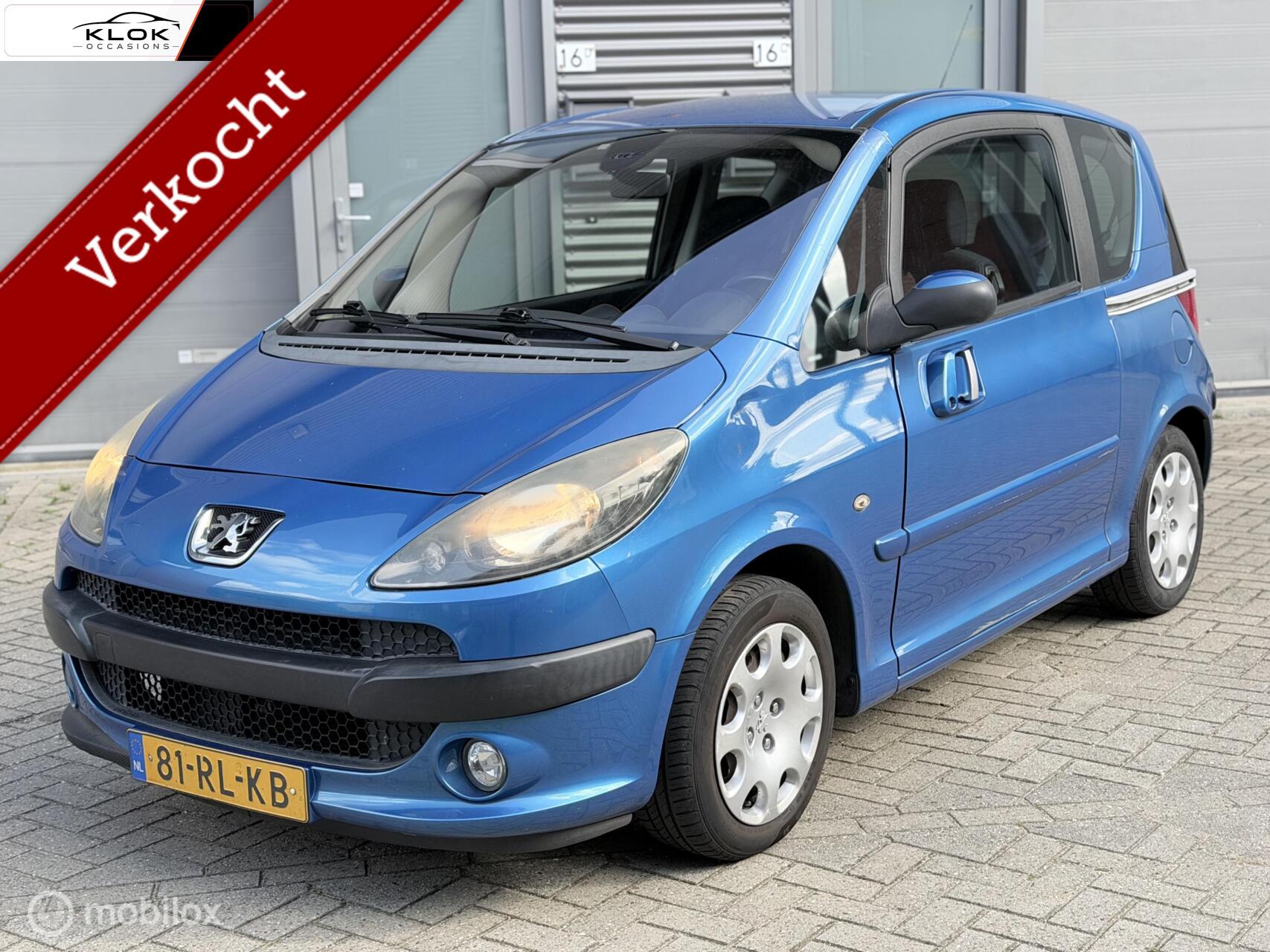 Peugeot 1007 1.4 Sporty Airco Trekhaak Automaat Nieuw APK 2005 - voorkant