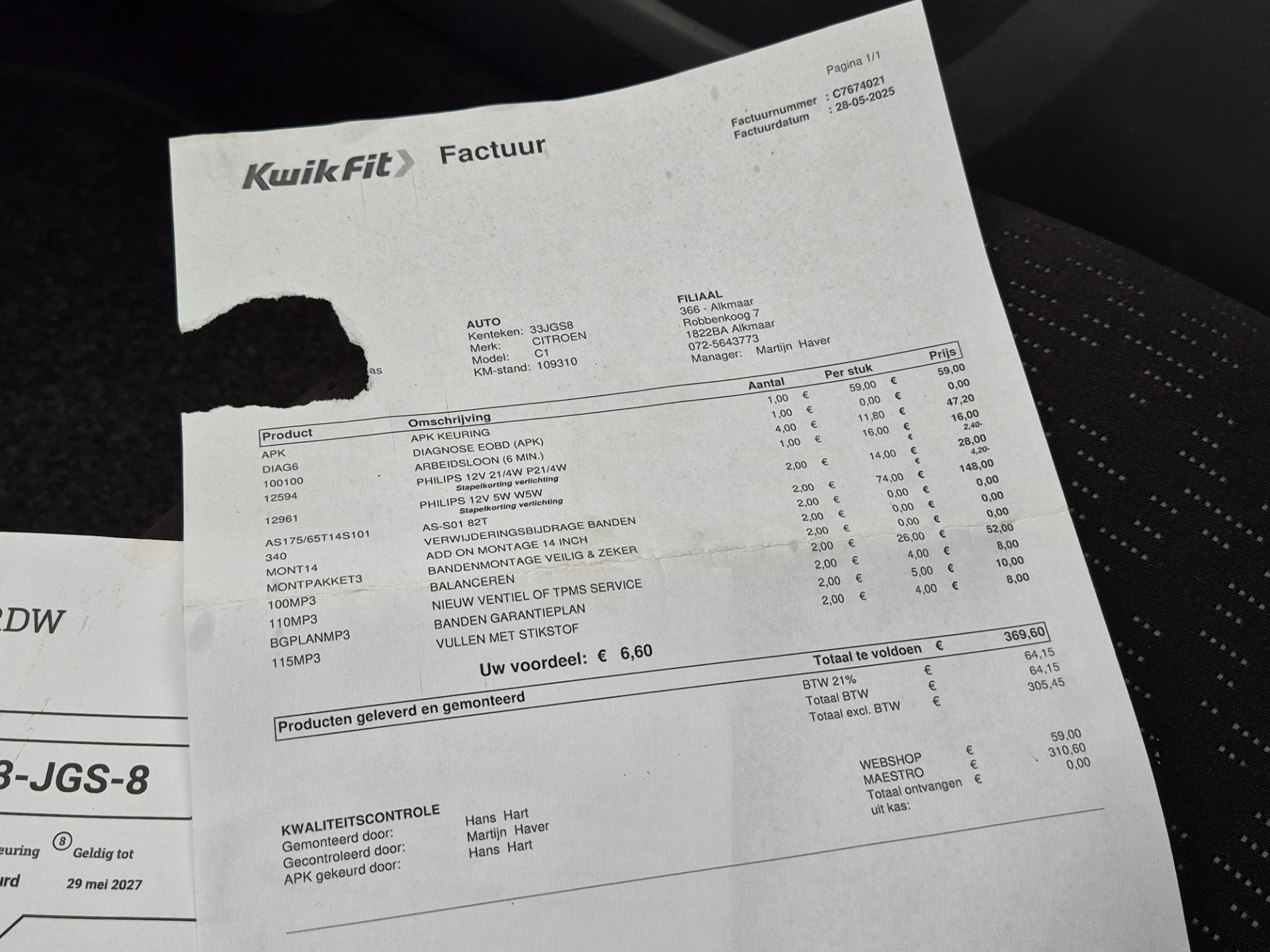 Foto van Citroen Citroen C1