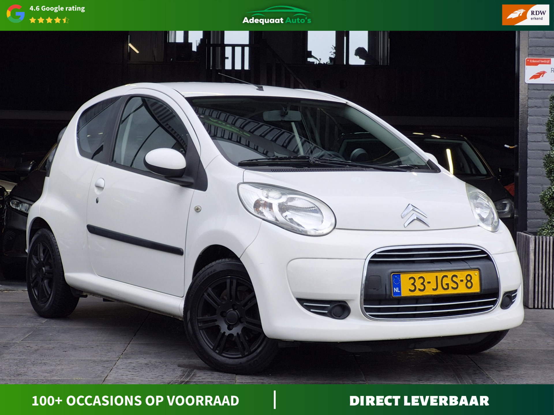 Citroen Citroen C1 1.0-12V Ambiance|Carplay|El.Ramen|APK|NAP 2009 - voorkant