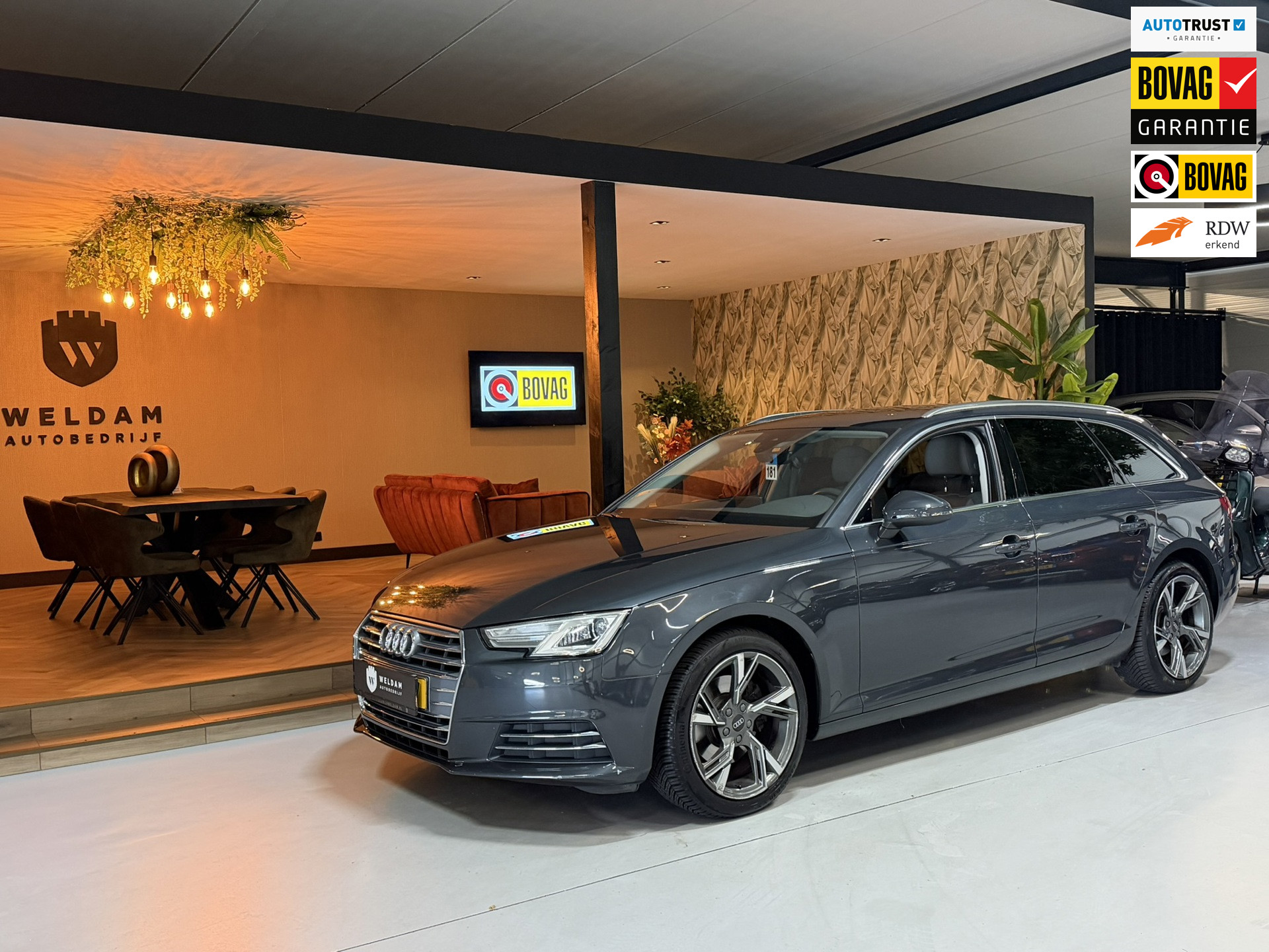 Audi A4 Avant 1.4 TFSI Sport Garantie Camera Cruise Navi Airco PDC Rijklaar 2016 - voorkant