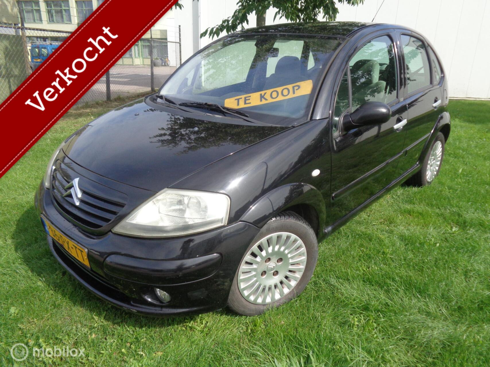 Citroen C3 1.6i-16V Exclusive/Stuurbekr/Airco/Trekhaak/APK tot 10-10-2027 2005 - voorkant