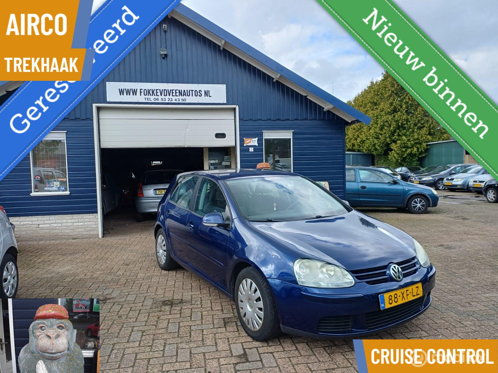 Volkswagen Golf 1.6 FSI Garantie, alle inruil mogelijk 2007 - voorkant