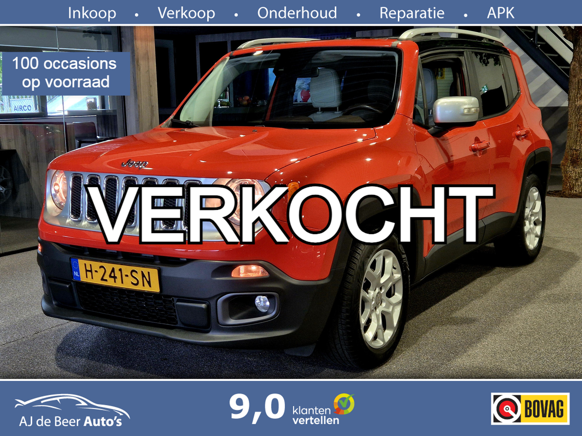 Jeep Renegade 1.4 MultiAir Opening Edition 2015 - voorkant