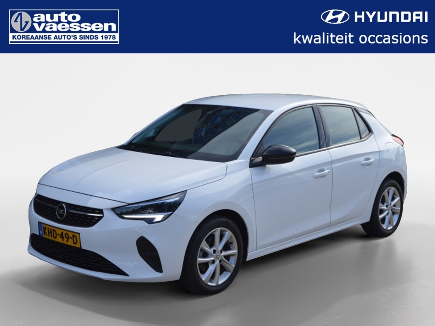 Opel Corsa 1.2 Edition 100pk Navi PDC LM velgen 9.611KM!! 2023 - voorkant