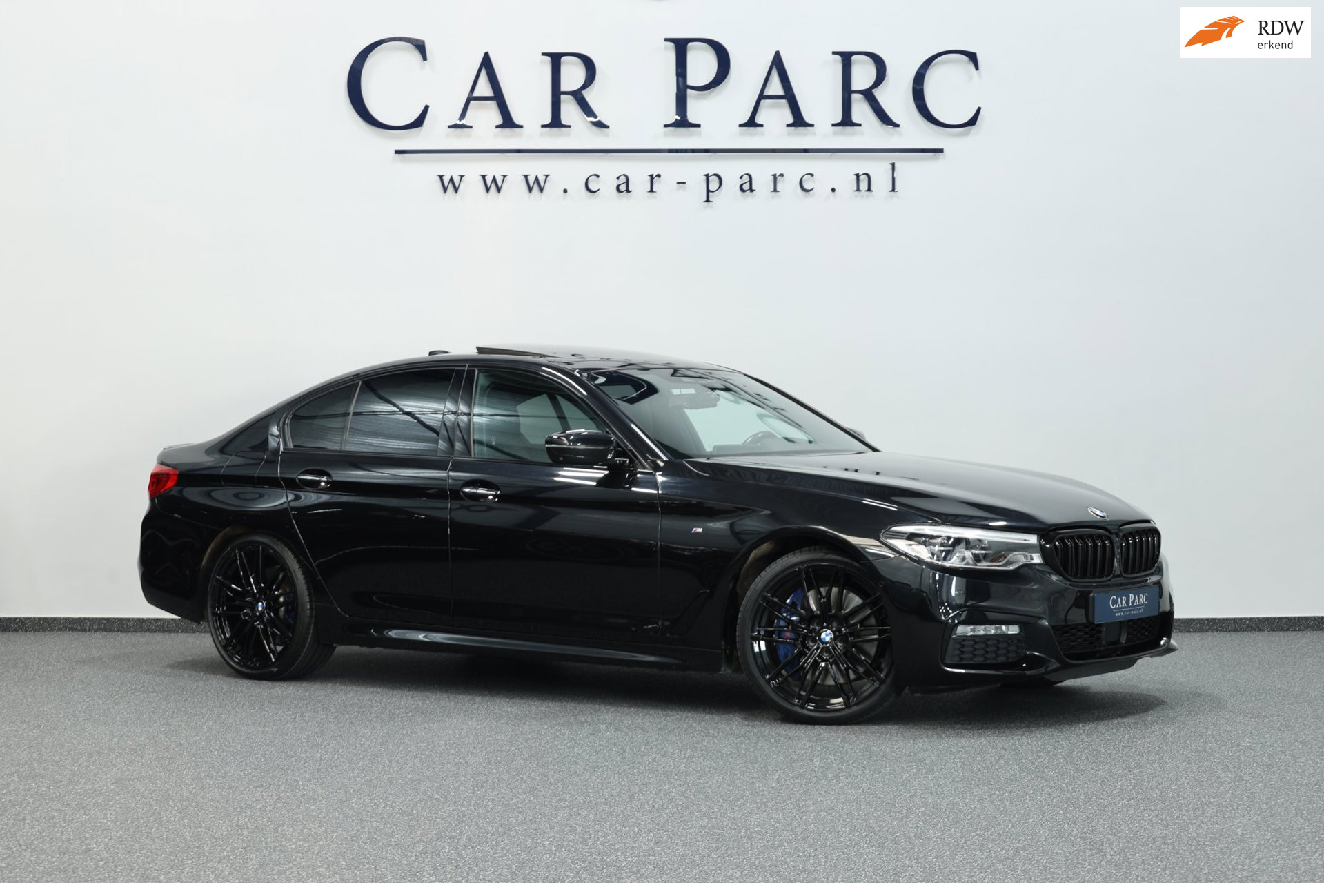 BMW 540i xDrive M-Sport BTW/LED/VIRTUAL/SFEER/SOFT/PANO/LEER+S.VERWARMING+MEMORY/20" LMV/360/ACC/ECC/12 MND GARANTIE! 2017 - voorkant