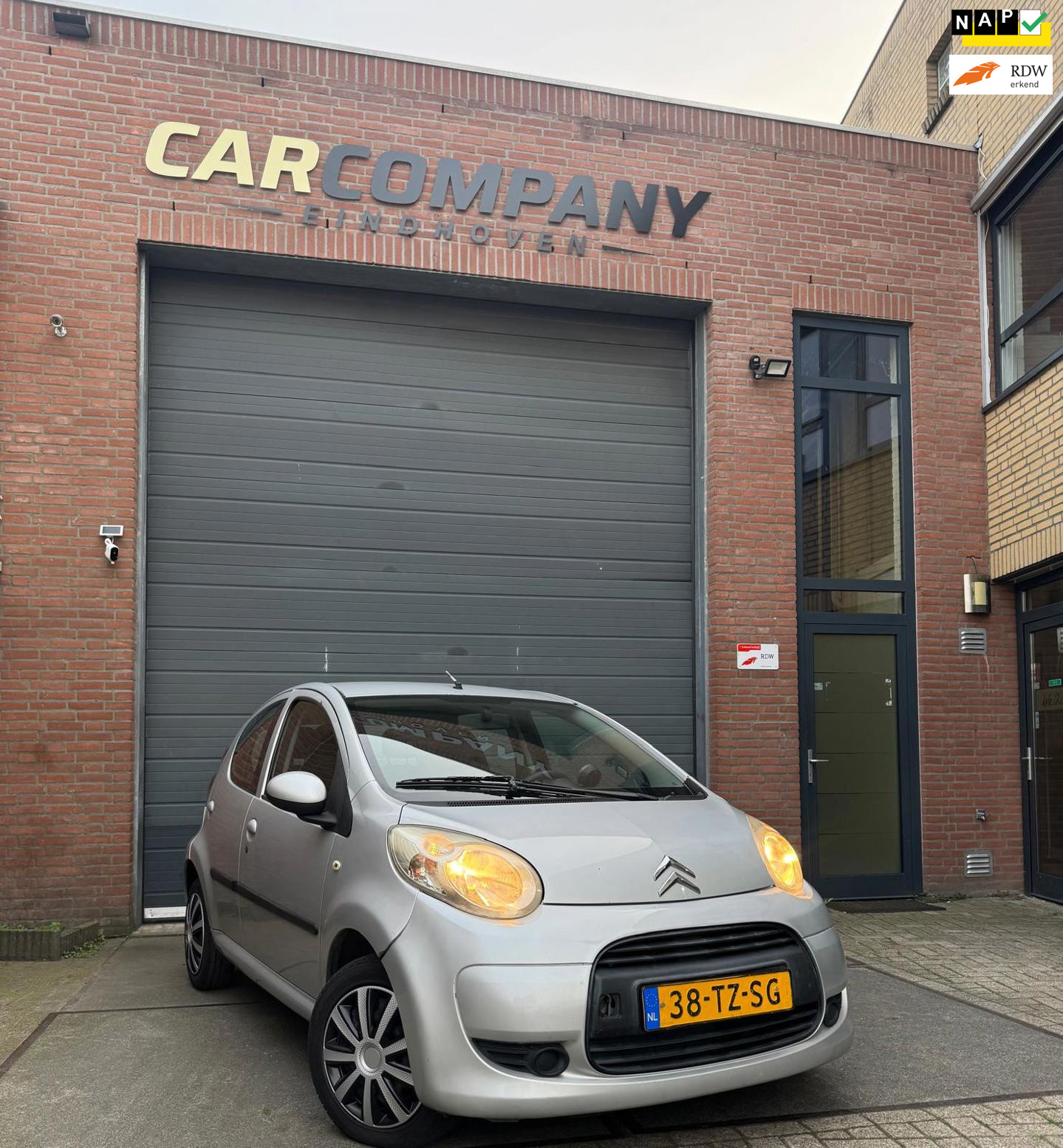Citroen Citroen C1 1.0-12V Ambiance | Airco | 5 drs | Nap 2007 - voorkant