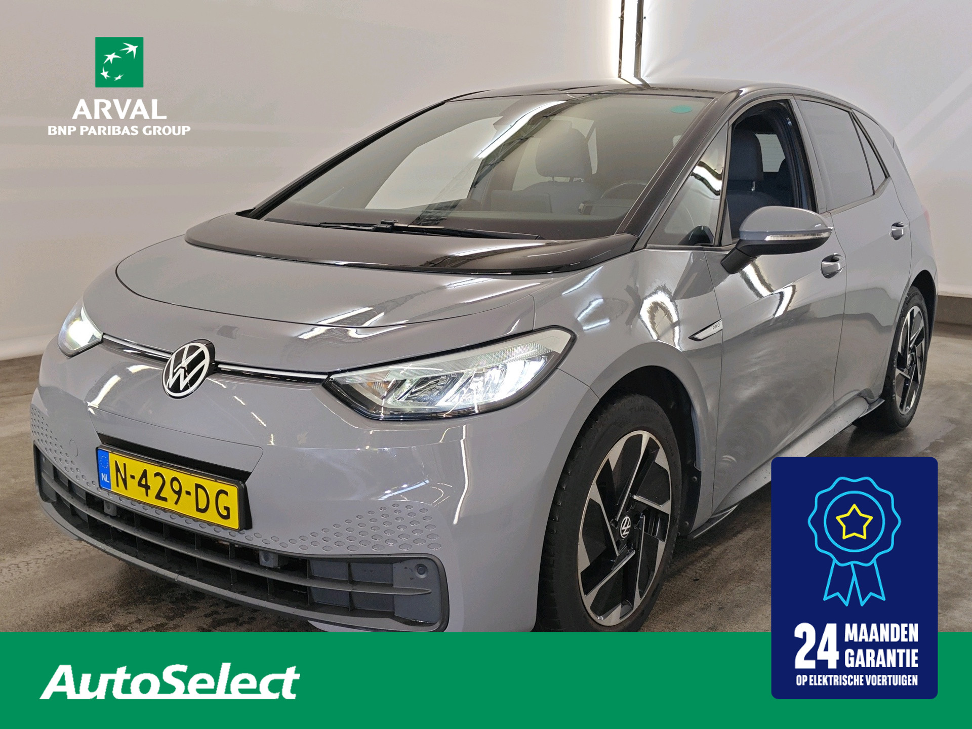 Volkswagen Id.3 Pro 107 KW 58 kWh 145pk Pro | SOH 91% | Comfortpakket | 18"| LED | Stuur- en stoelverwarming | CarPlay | PDC V+A | ACC | Navi 2021 - voorkant