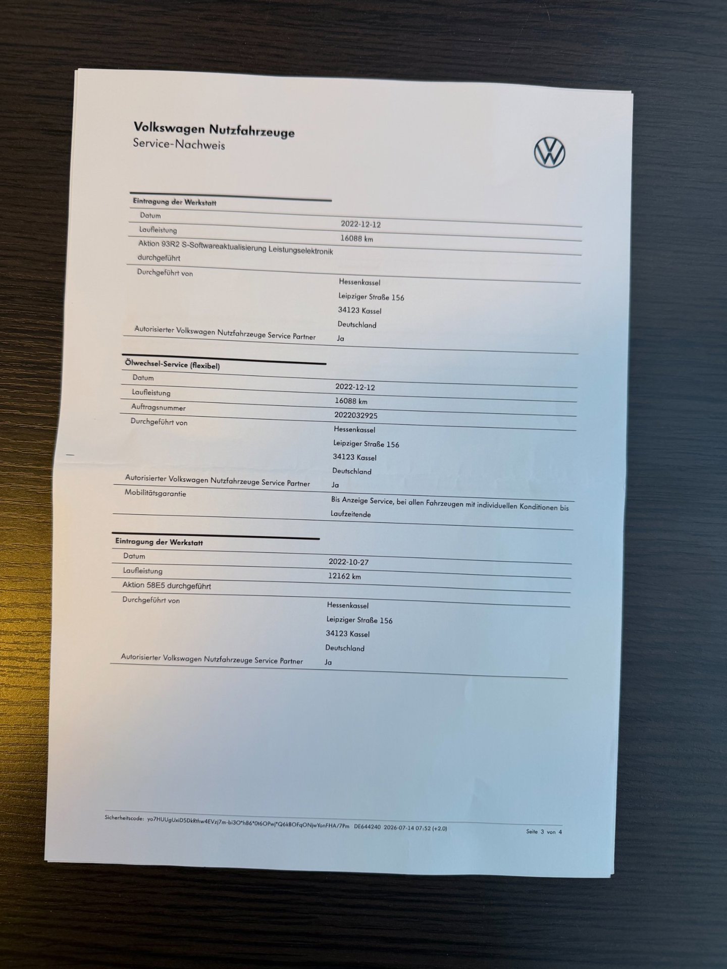 Foto van Volkswagen Multivan