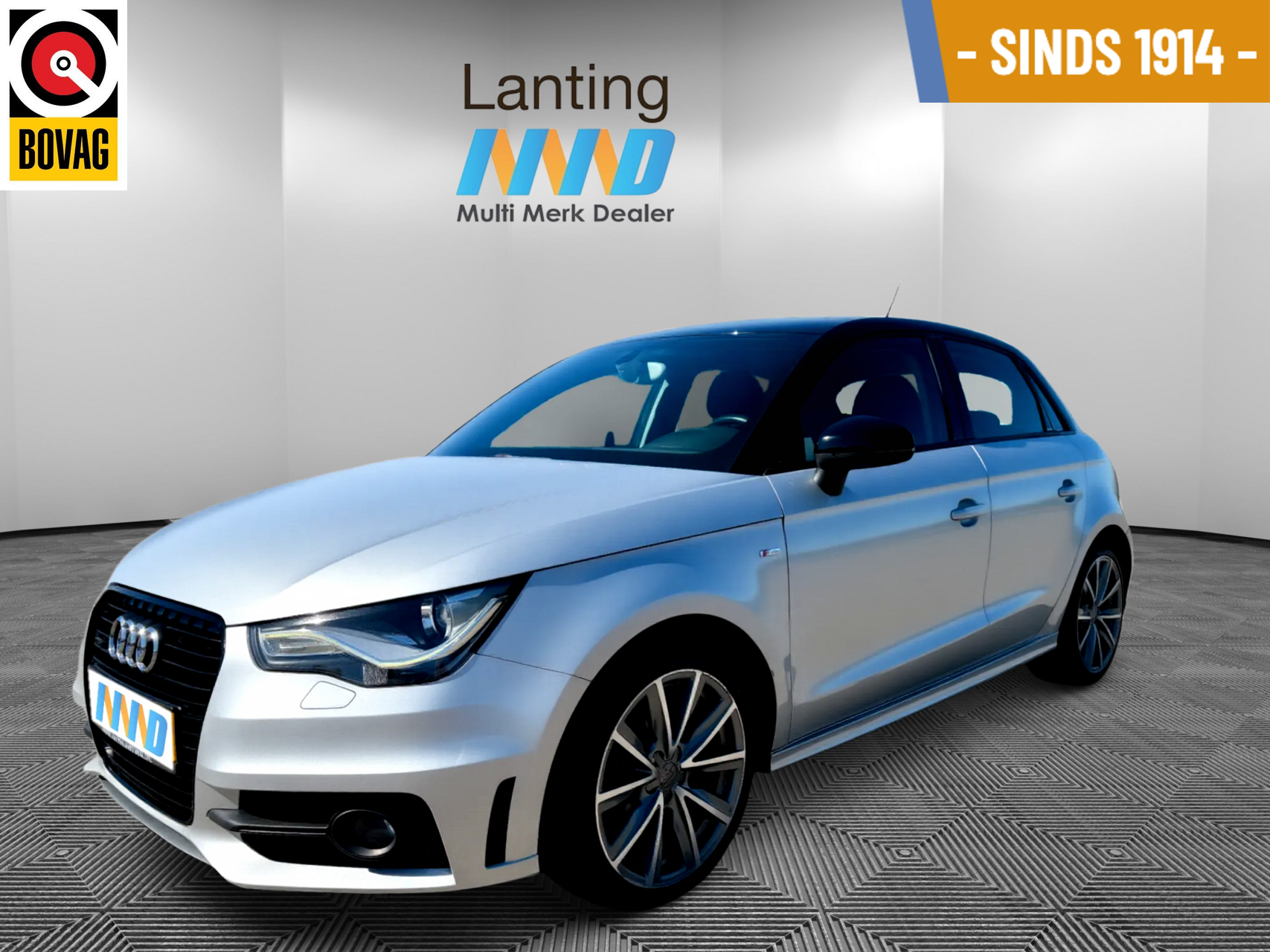 Audi A1 Sportback 1.2 TFSI Attraction S-line 5 deurs 2013 - voorkant