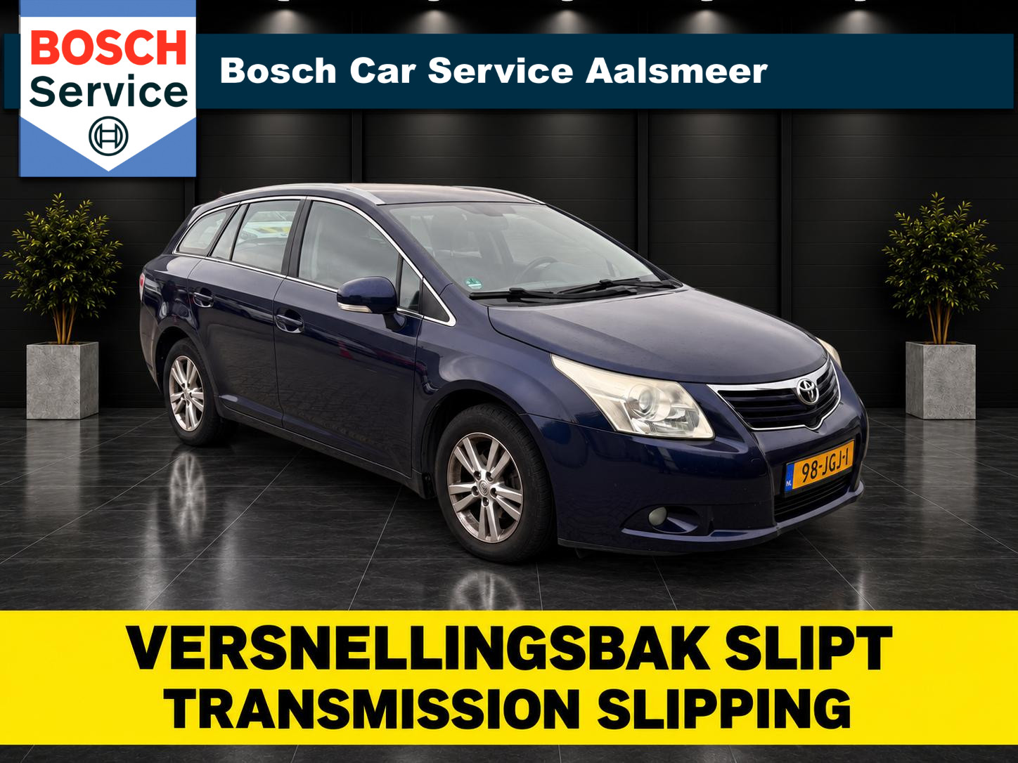 Toyota Avensis Wagon 1.8 VVTi Dynamic 2009 - voorkant