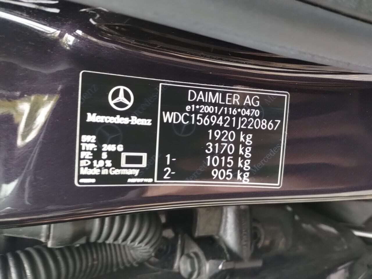 Inspectiefoto van Mercedes-Benz Gla-klasse