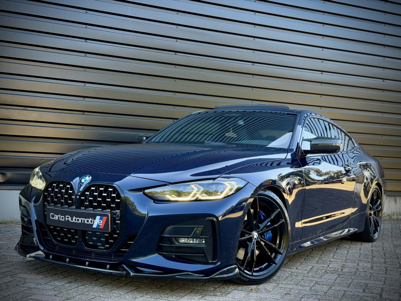 BMW 430i 430i M-PERF. LASER|DAK|M STOEL|HK|360|MEMORY VOL! 2020 - voorkant