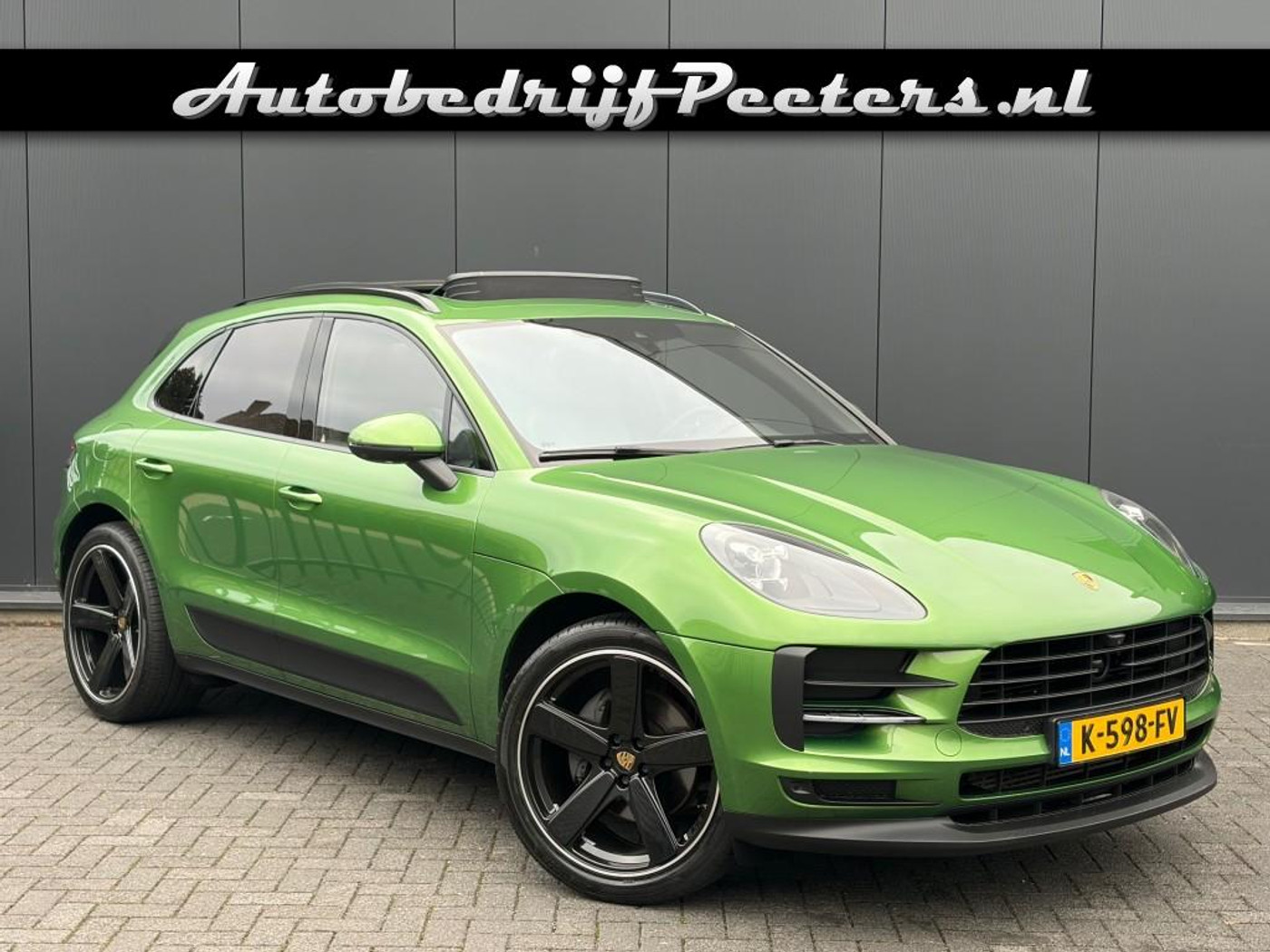 Porsche Macan 2.0 PDK Facelift Luchtvering Pano Bose Trekhaak ACC 2019 - voorkant