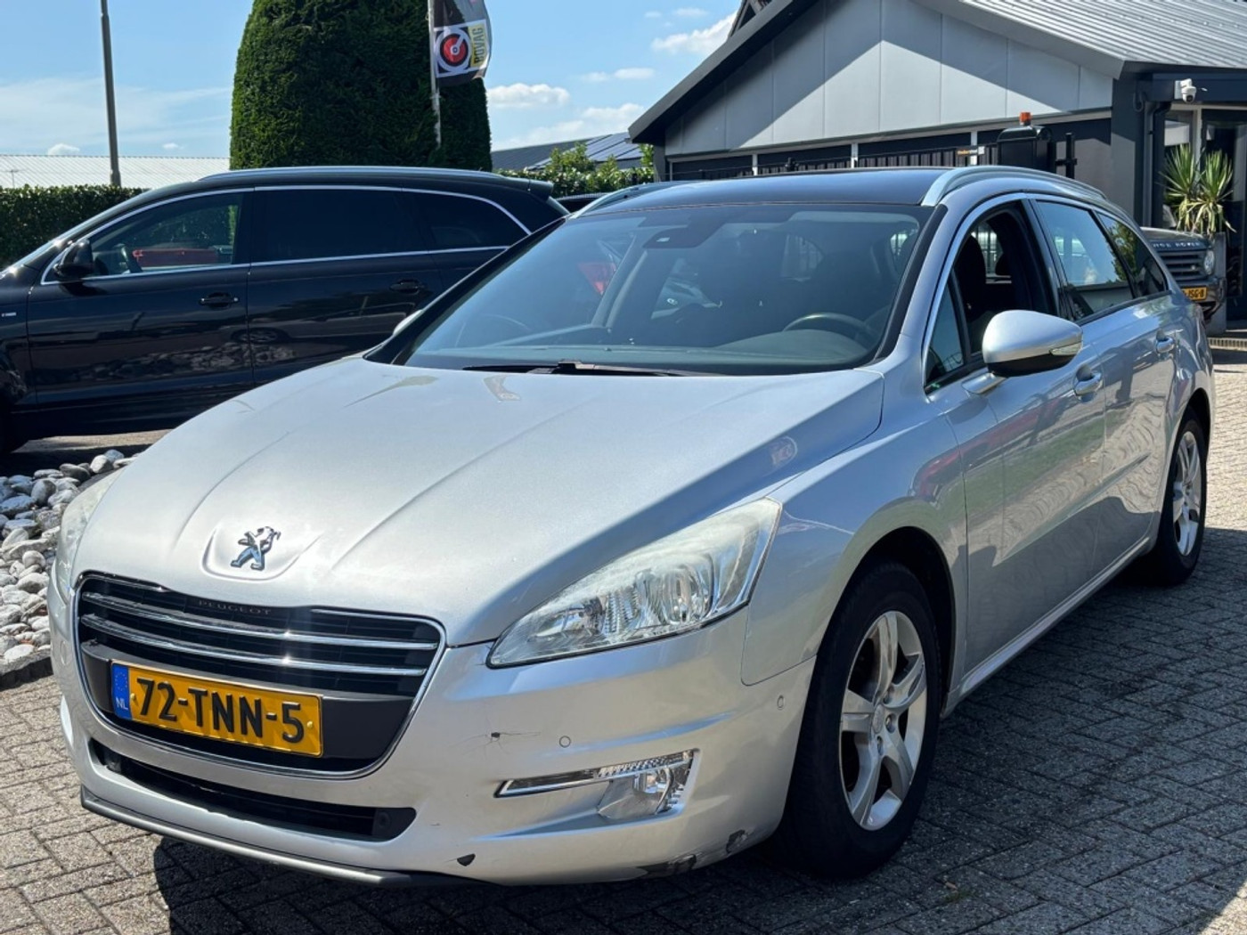 Peugeot 508 1.6 Benzine Active 2011 Trekhaak Panoramadak Grijs 2011 - voorkant