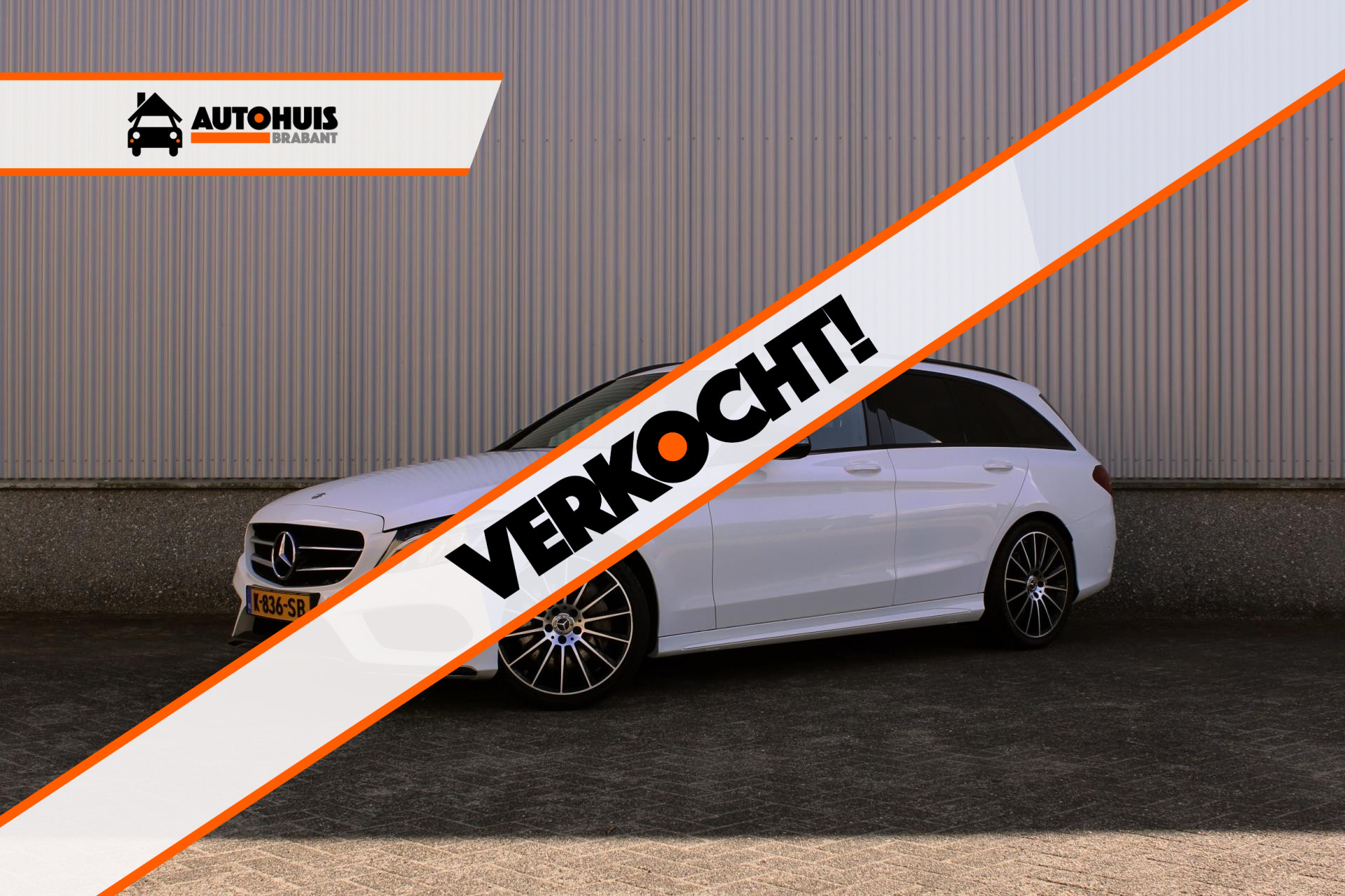 Mercedes-Benz C 300 C 300 Aut. AMG Line Night, Burmester, Head-up 2015 - voorkant