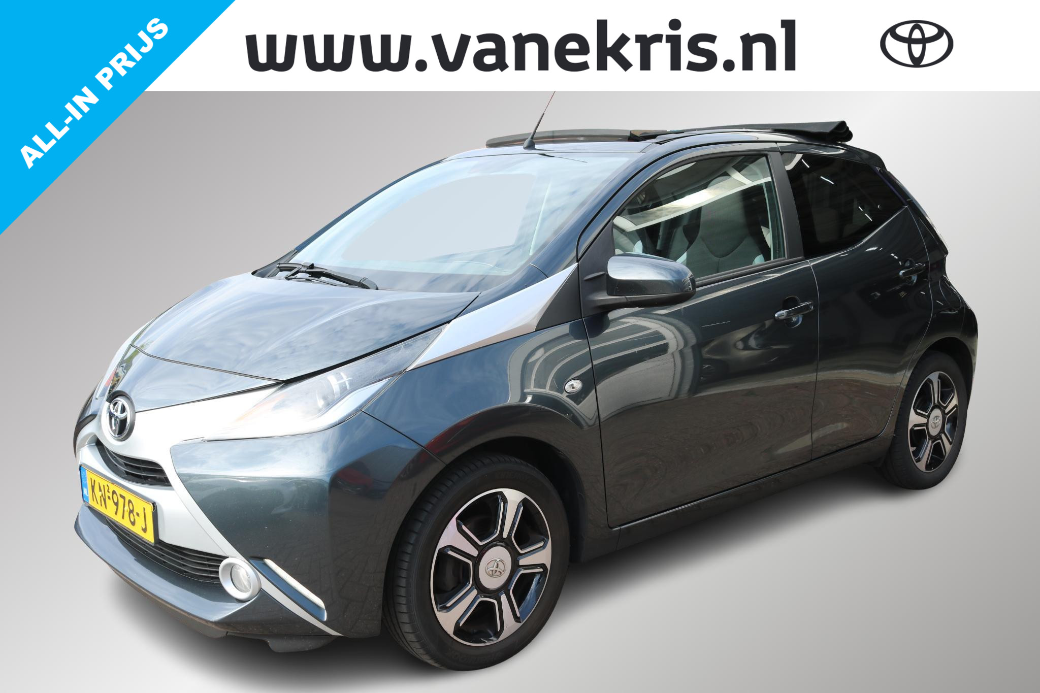 Toyota Toyota Aygo 1.0 VVT-i x-clusiv 2016 - voorkant