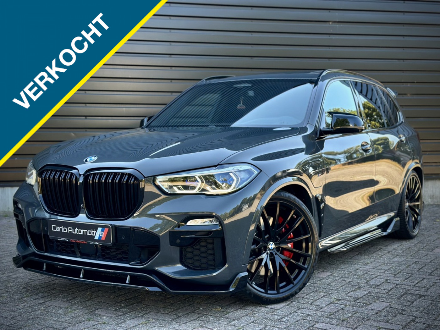BMW X5 Xdrive45e xDrive45e M-PERF. LASER|PANO|HUD|360|H/K|4WL STURING|MASSAGE 2021 - voorkant