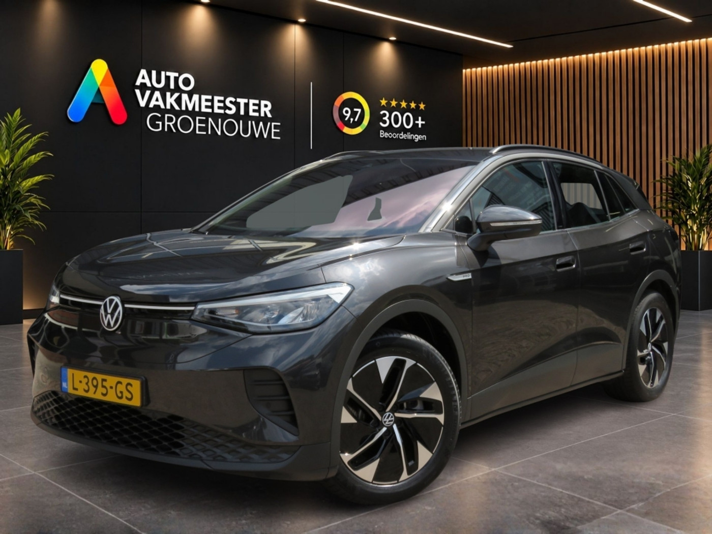 Volkswagen Id.4 Pro 150 KW LIFE PRO 77 KWH / soh 90% / Stoelverw. / Navi / Carplay / BOVAG garantie 2021 - voorkant