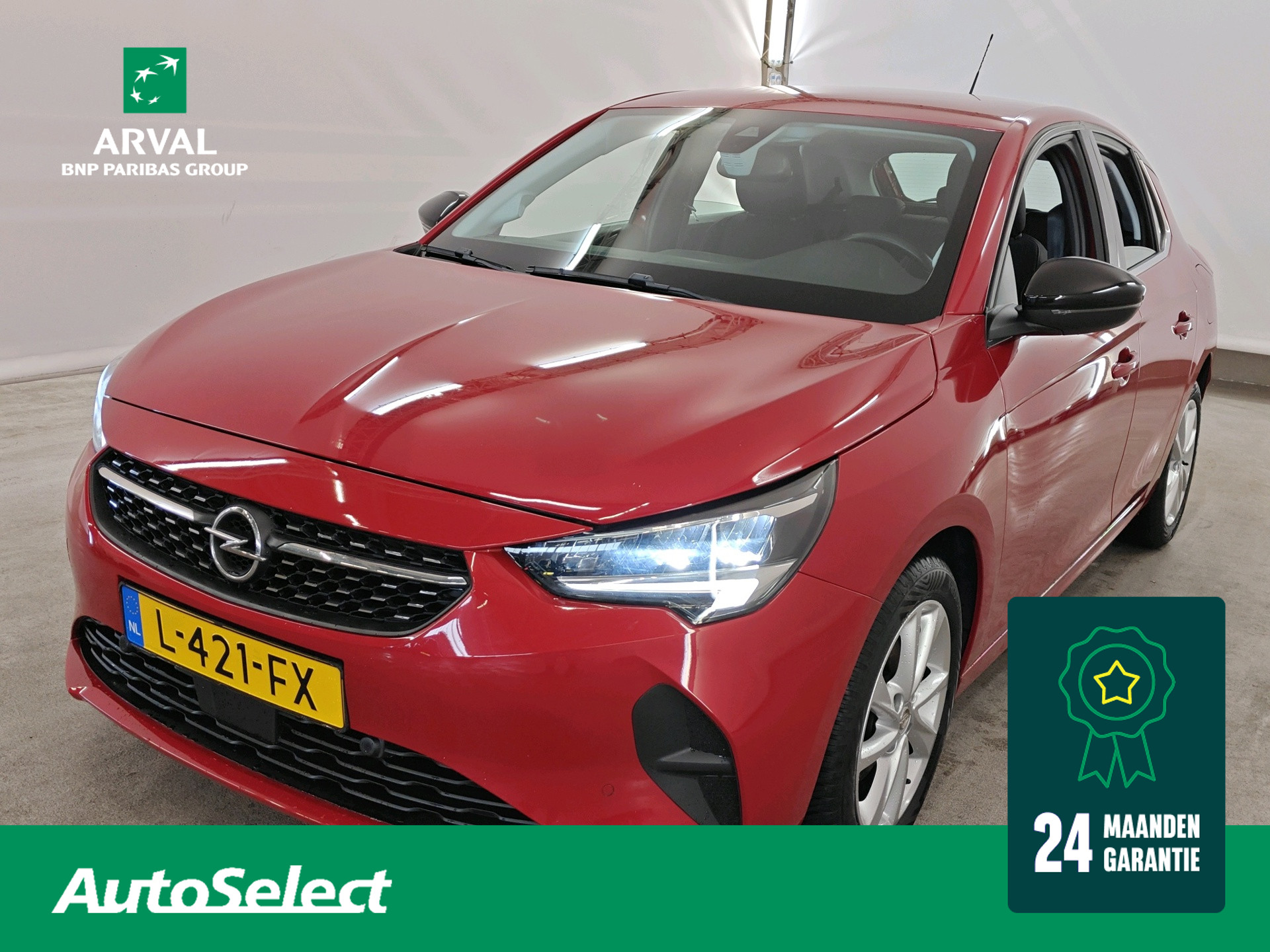 Opel Corsa 1.2 101pk Elegance | Premium Pakket | Camera | PDC voor & achter | Navi | CarPlay | Keyless | Adaptive Cruise Control 2021 - voorkant