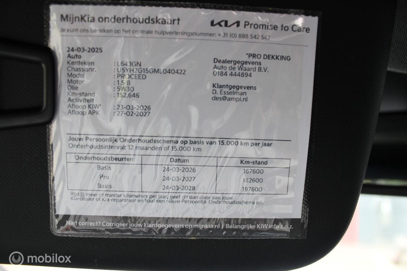 Foto van Kia Proceed