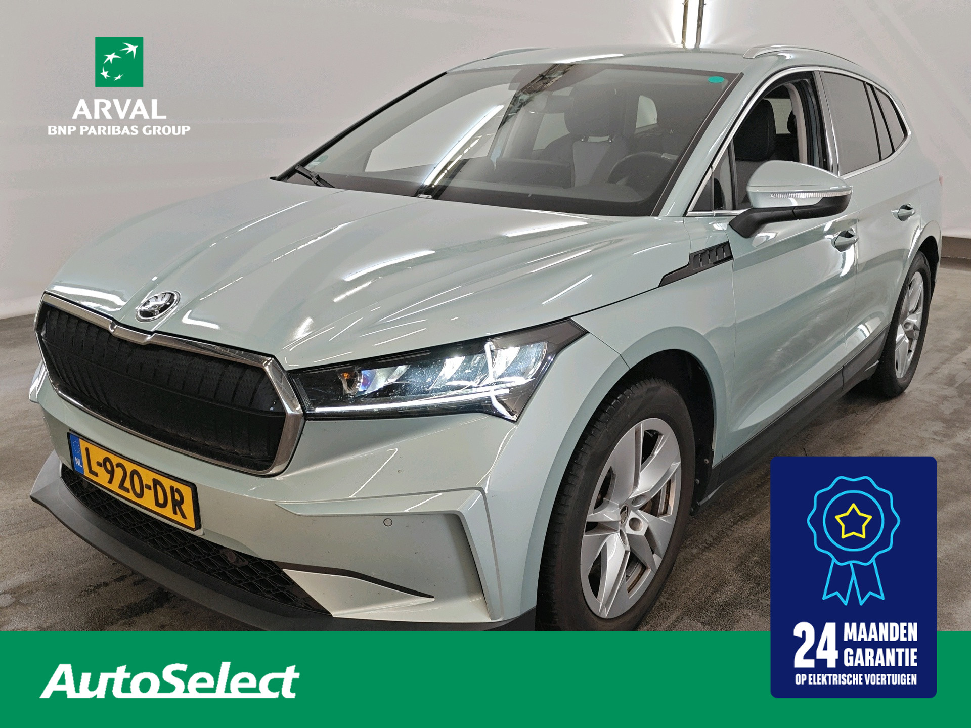 Skoda Enyaq 80 80 204pk | SOH 92% | Trekhaak | Warmtepomp | Assistentie | Comfort | CarPlay | Keyless | Adaptive Cruise Control|19 2021 - voorkant