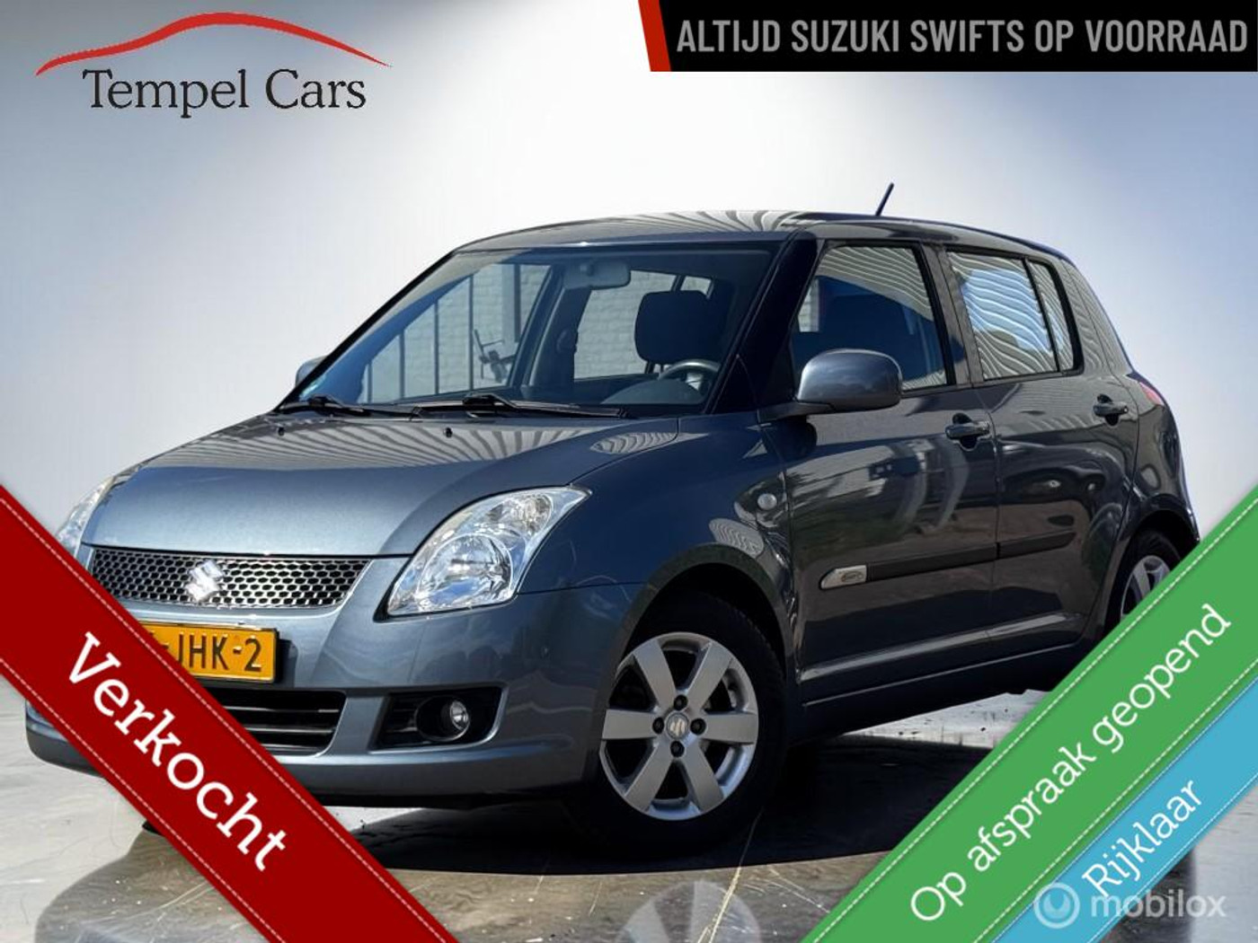 Suzuki Swift 1.3 Shogun|NL auto| CarPlay audio| Trekhaak 2009 - voorkant