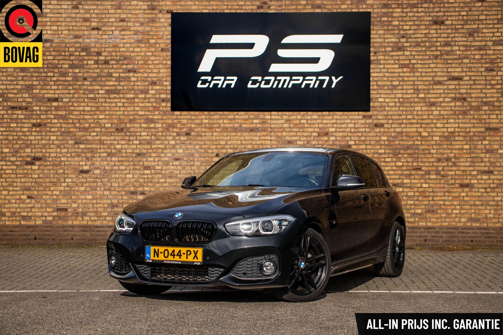 BMW 1-serie 118i M Sport Edition, Leder, Stoelverwarming 2018 - voorkant