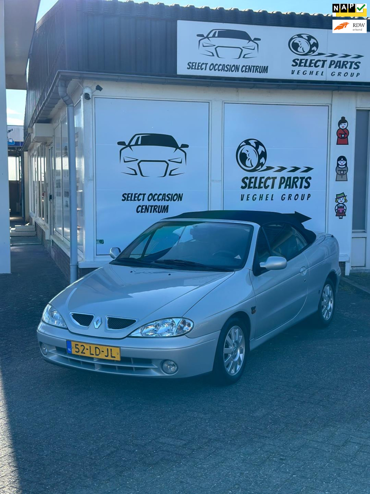 Renault Megane Cabriolet 1.6-16V Privilège 2002 - voorkant