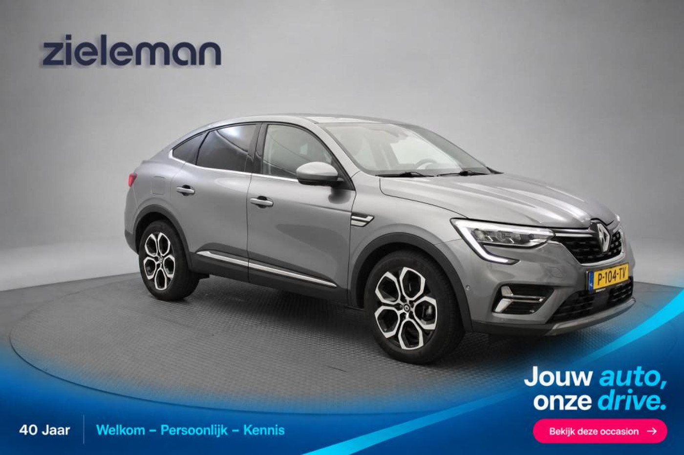Renault Arkana E-tech 1.6 E-Tech Hybrid 145 Intens - Digitaal Cockpit, Carplay, Camera, Half Leer 2022 - voorkant