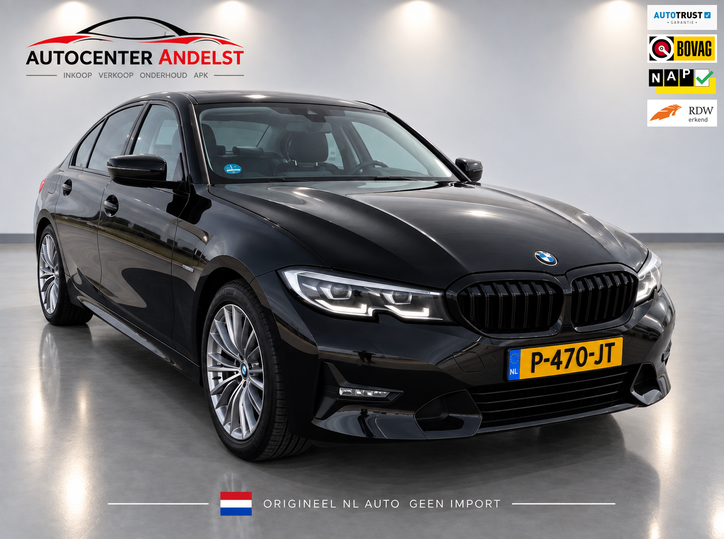 BMW 320e 320e Business Edition Plus, Aut, Cam, Leder, Stoelvrw, LED, Pdc, 18'' lmv, Navi, CarPlay, Geen import, Nap, Dealer oh! 2022 - voorkant