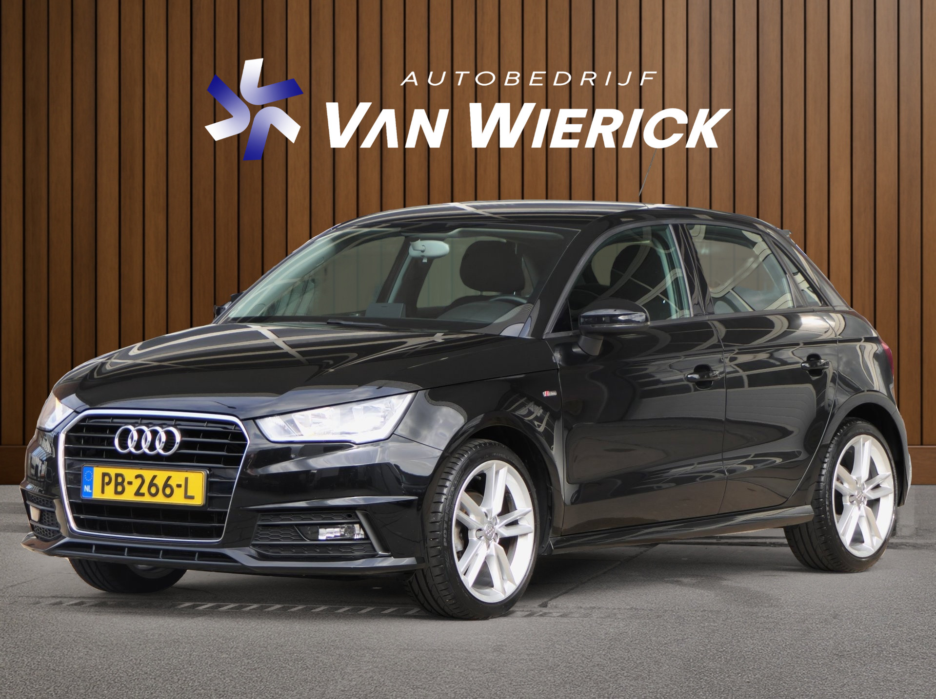 Audi A1 Sportback 1.0 TFSI S-Line 95PK! 5-Deurs | Navi | Cruise | Bluetooth | Orgineel NL 2017 - voorkant