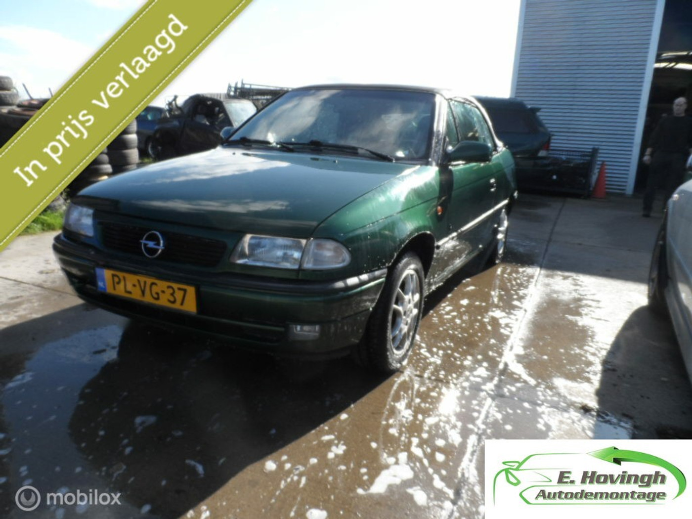Opel Astra Cabriolet 1.6i Comfort AUTOMAAT! 1996 - voorkant