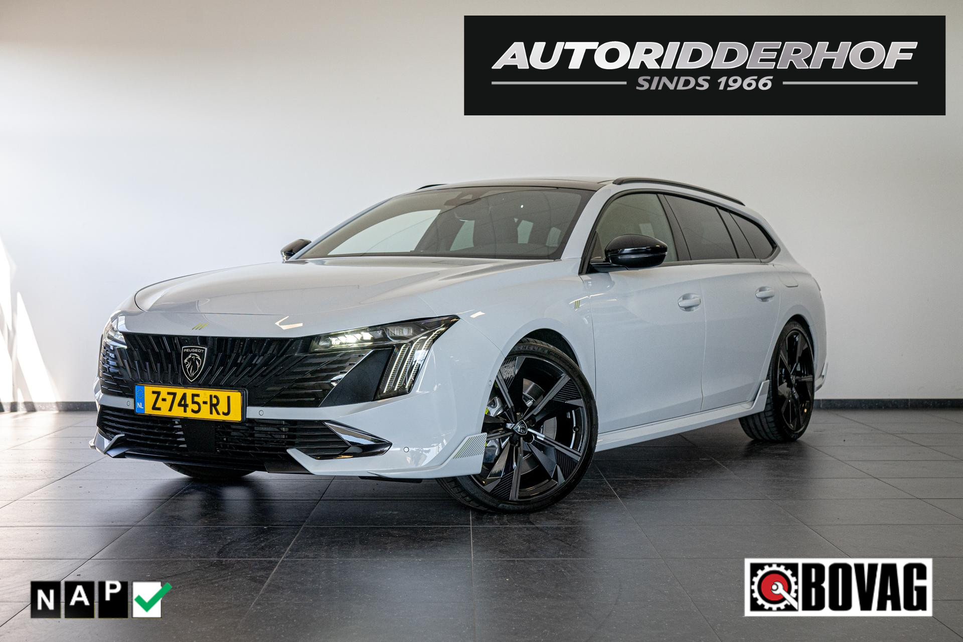 Peugeot 508 SW 1.6 HYbrid PSE 360PK | Panoramadak | Orig. NL 2024 - voorkant