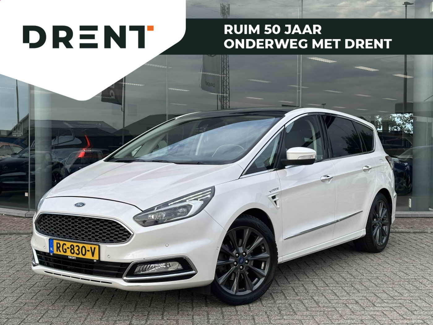 Ford S-max 2.0 Vignale | Stoel- Stuurverwarming | Lage KM-stand | Alarm 2017 - voorkant