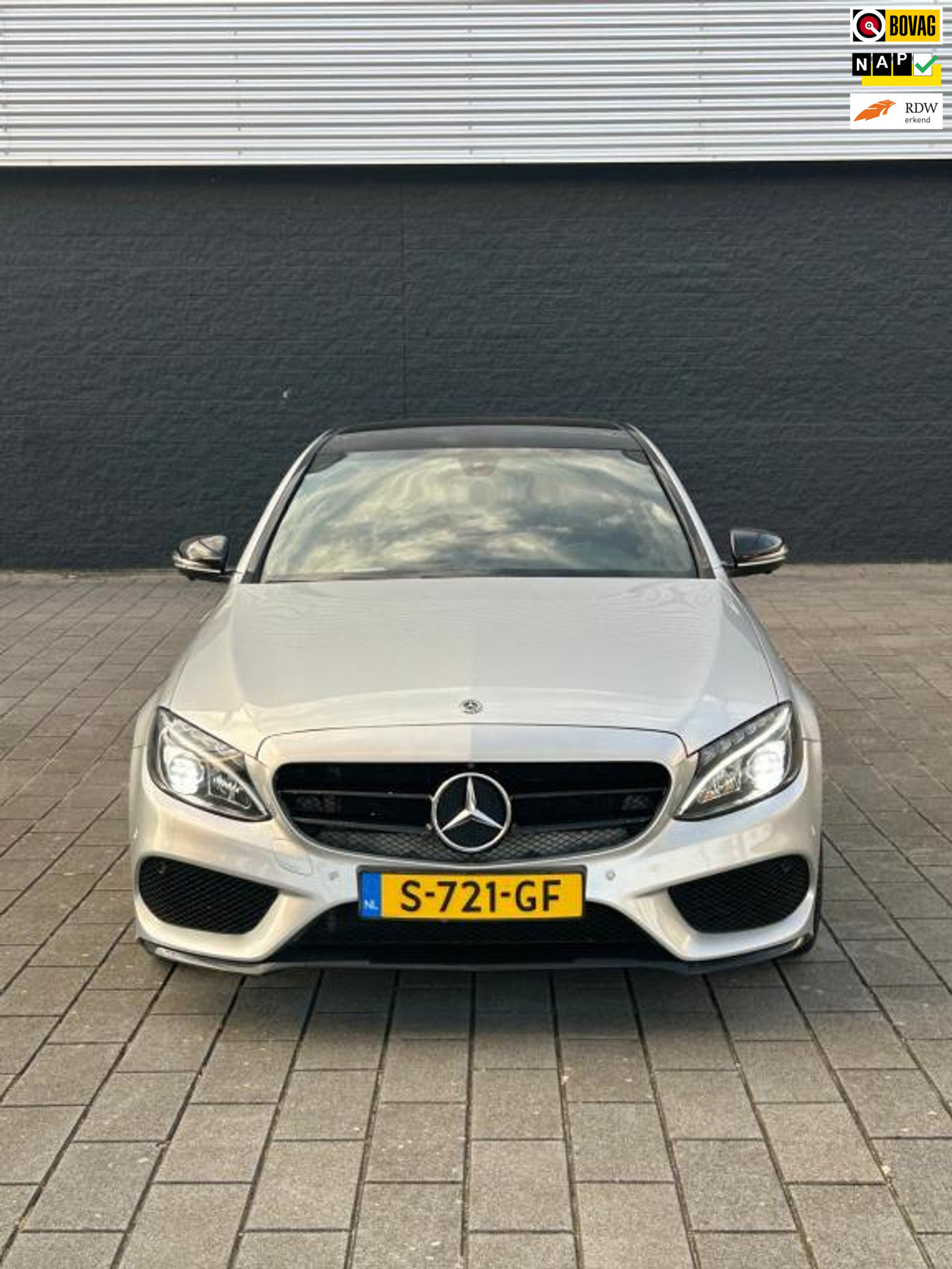 Mercedes-Benz C 200 D 200 CDI Sport Edition Premium Plus Upgrade     ///AMG Pakket/led/lm/navi/Pano/optievoll 2018 - voorkant