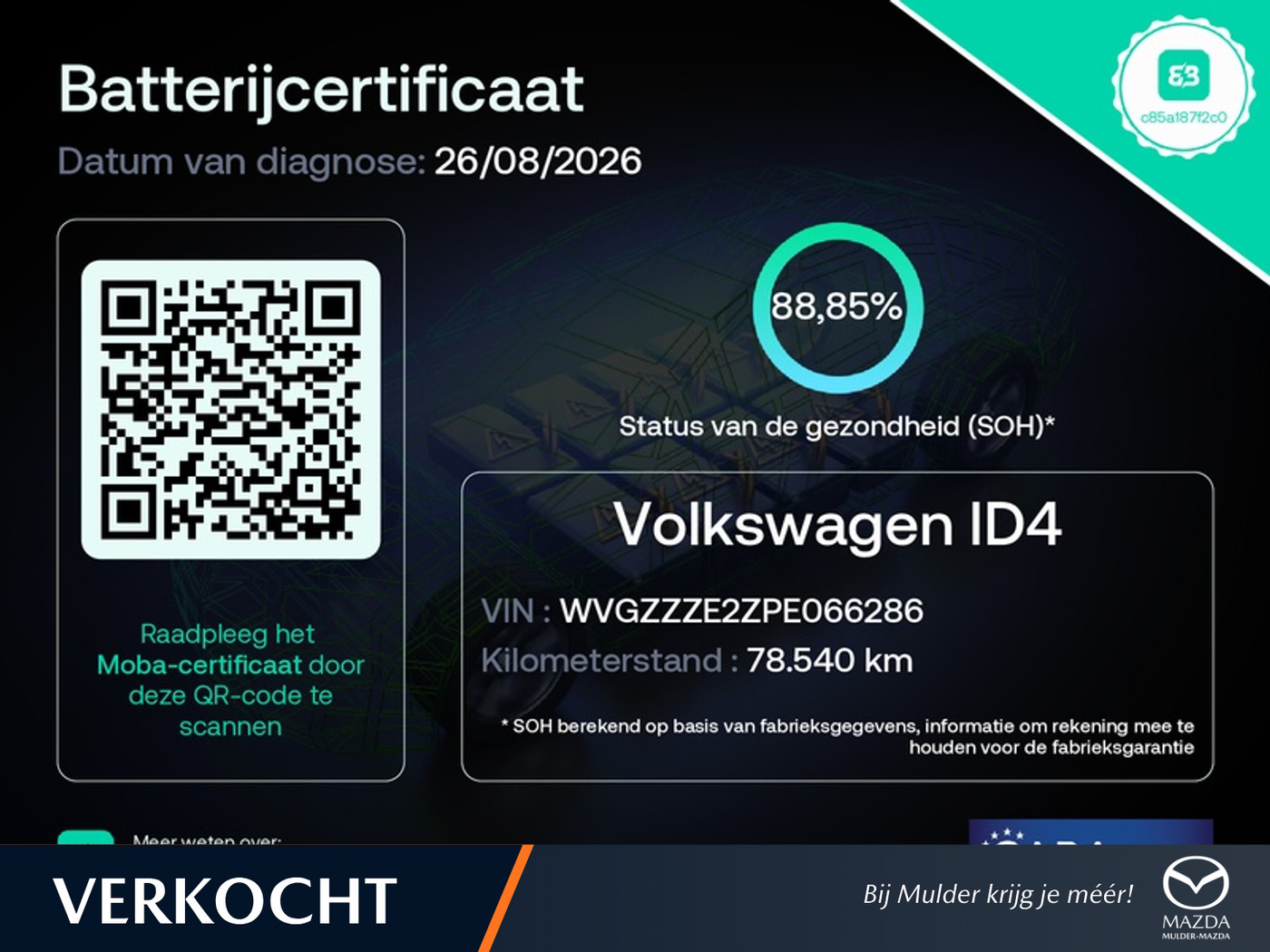 Foto van Volkswagen Id.4 Pure 109 KW