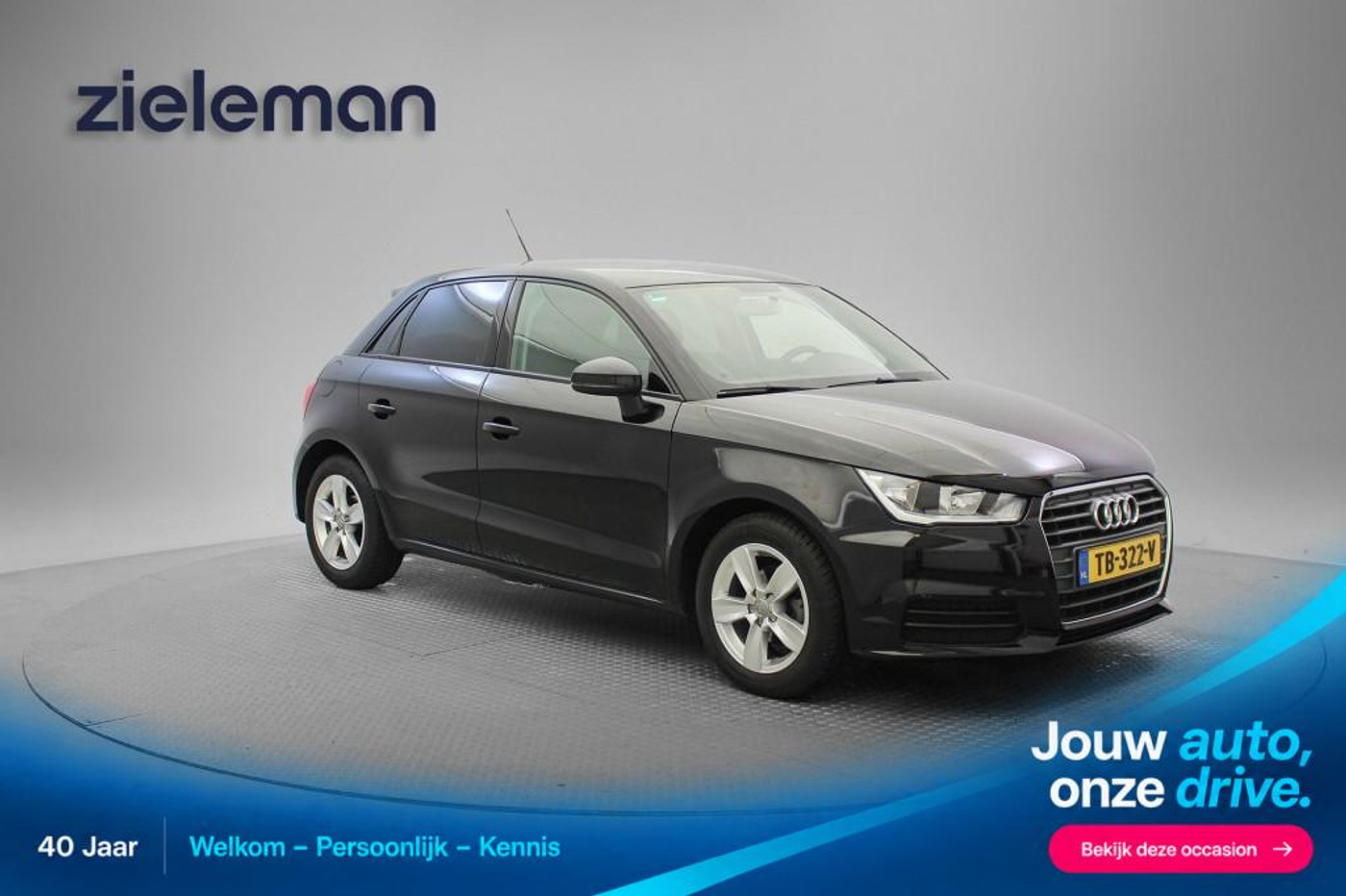 Audi A1 Sportback Sportback 1.0 TFSI 5 Deurs - Cruise, Lichtmetalen Velgen, Getint Glas 2018 - voorkant