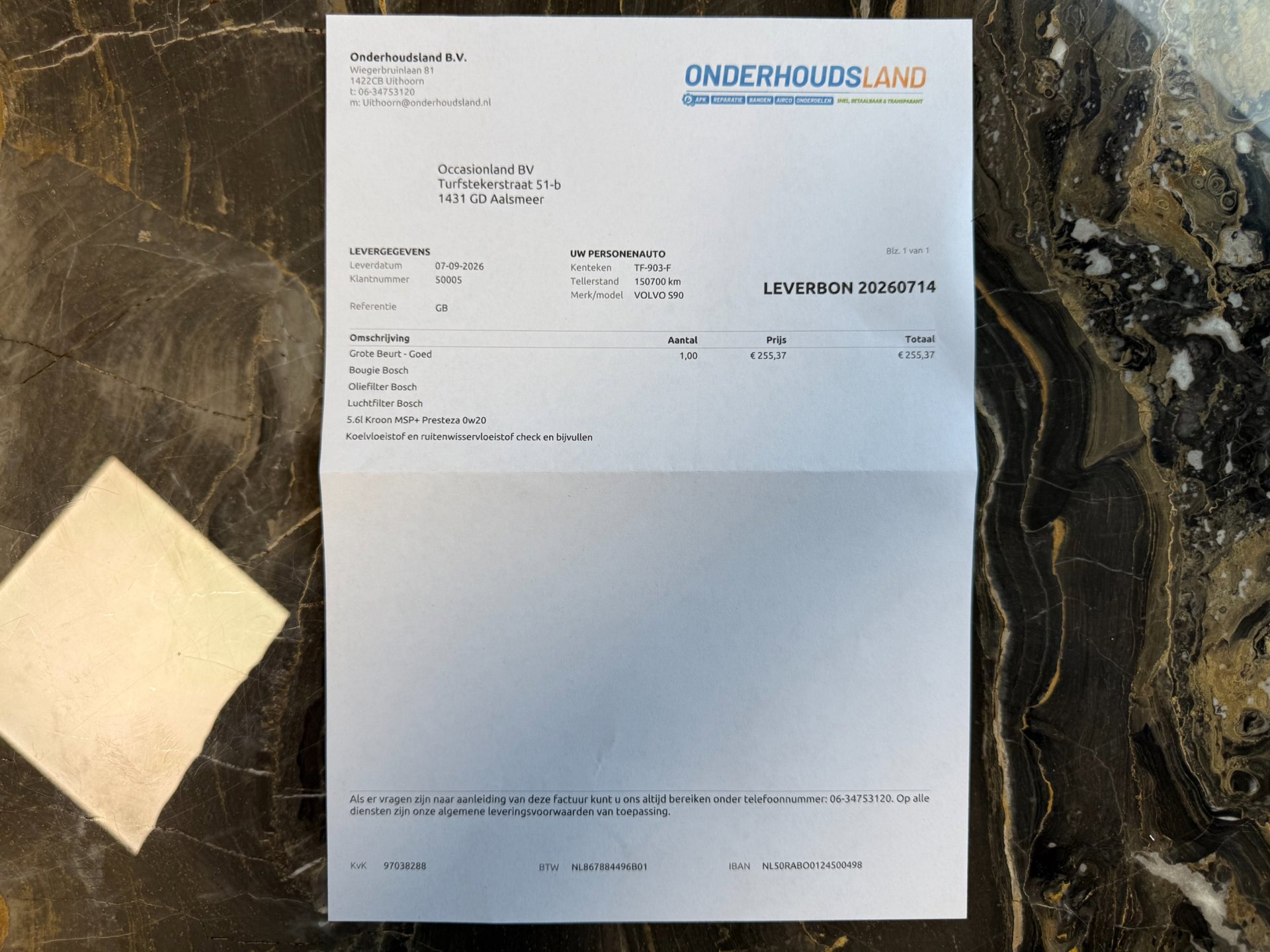 Foto van Volvo S90